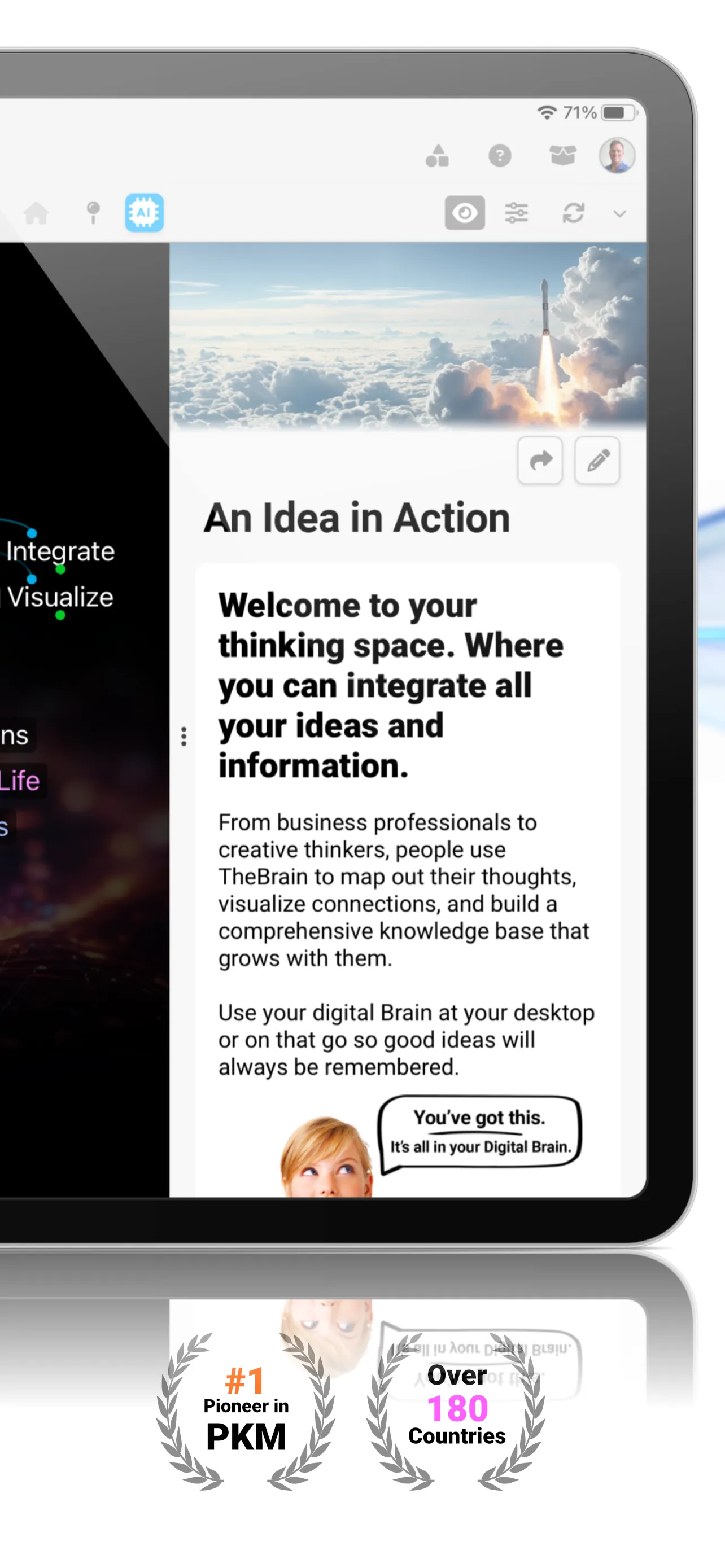 TheBrain: Smart Notes & Links iphone screenshot 4