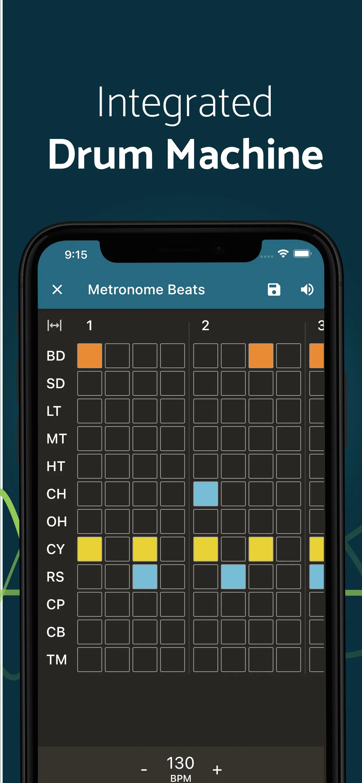 Metronome beats: BPM counter iphone screenshot 3