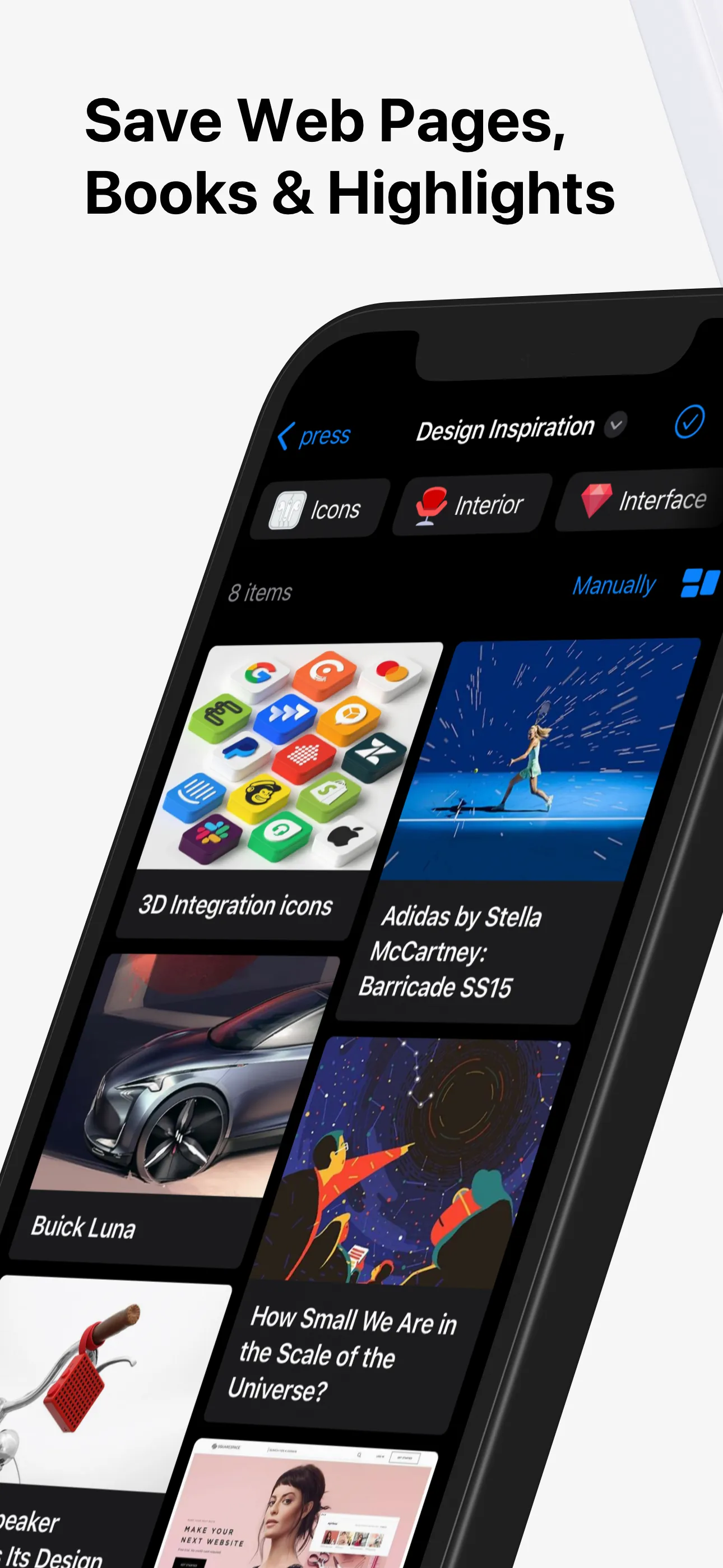 Raindrop.io iphone screenshot 1