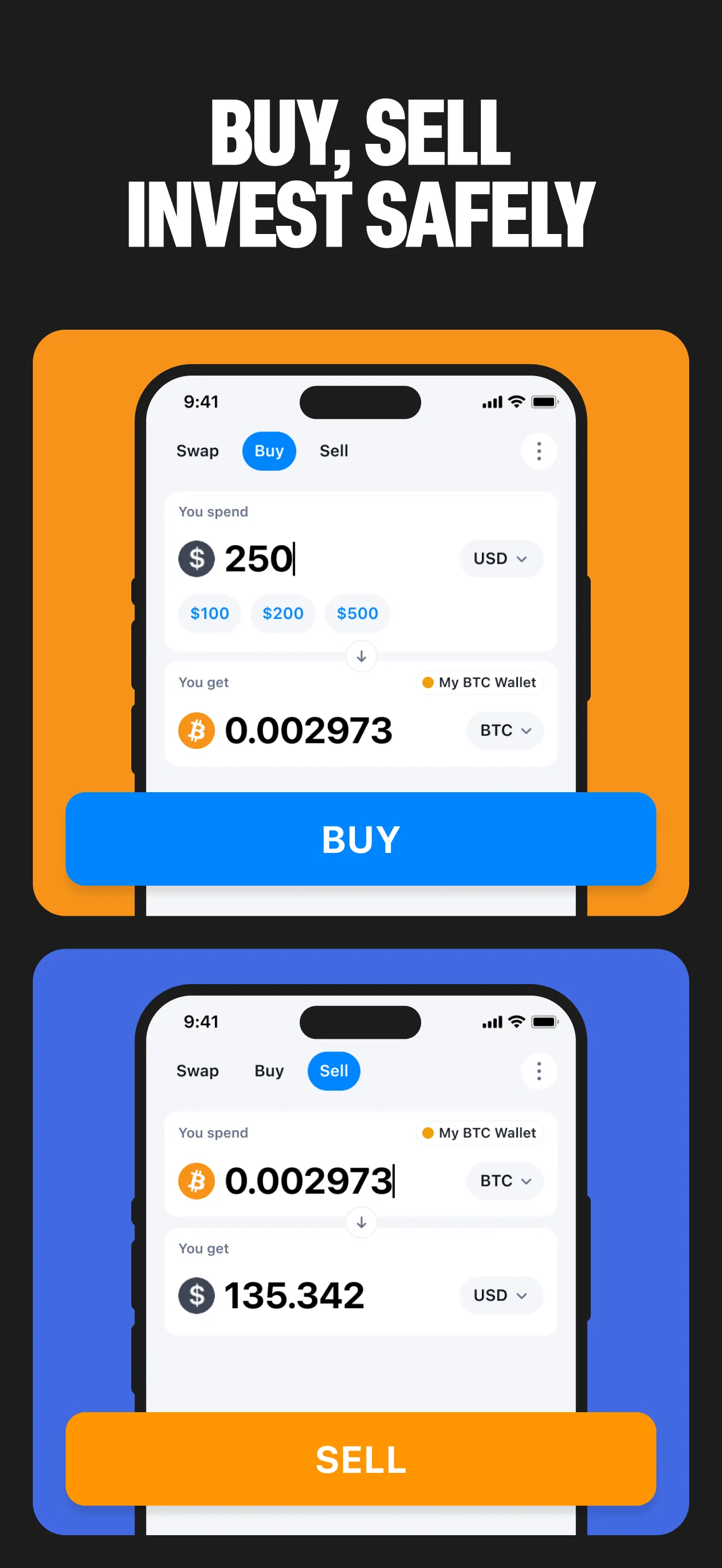 Bitcoin.com Wallet: Buy, sell iphone screenshot 3