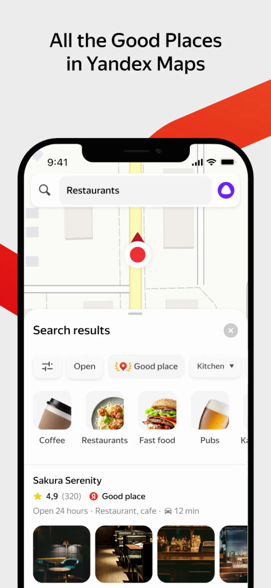 Yandex Maps & Navigator iphone screenshot 1