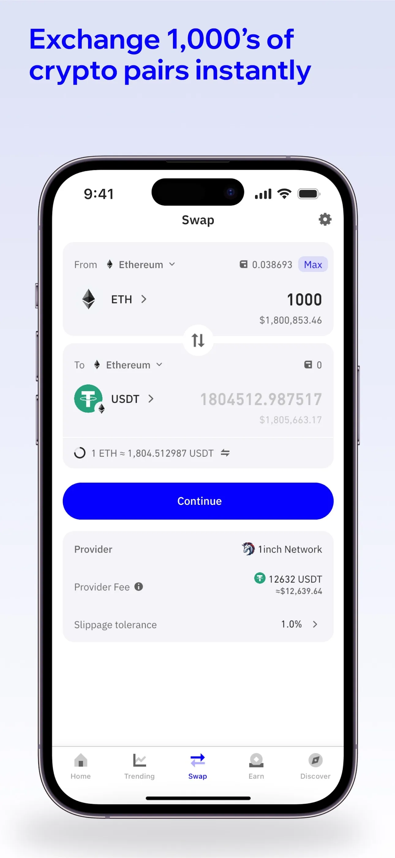 Trust: Crypto & Bitcoin Wallet iphone screenshot 6