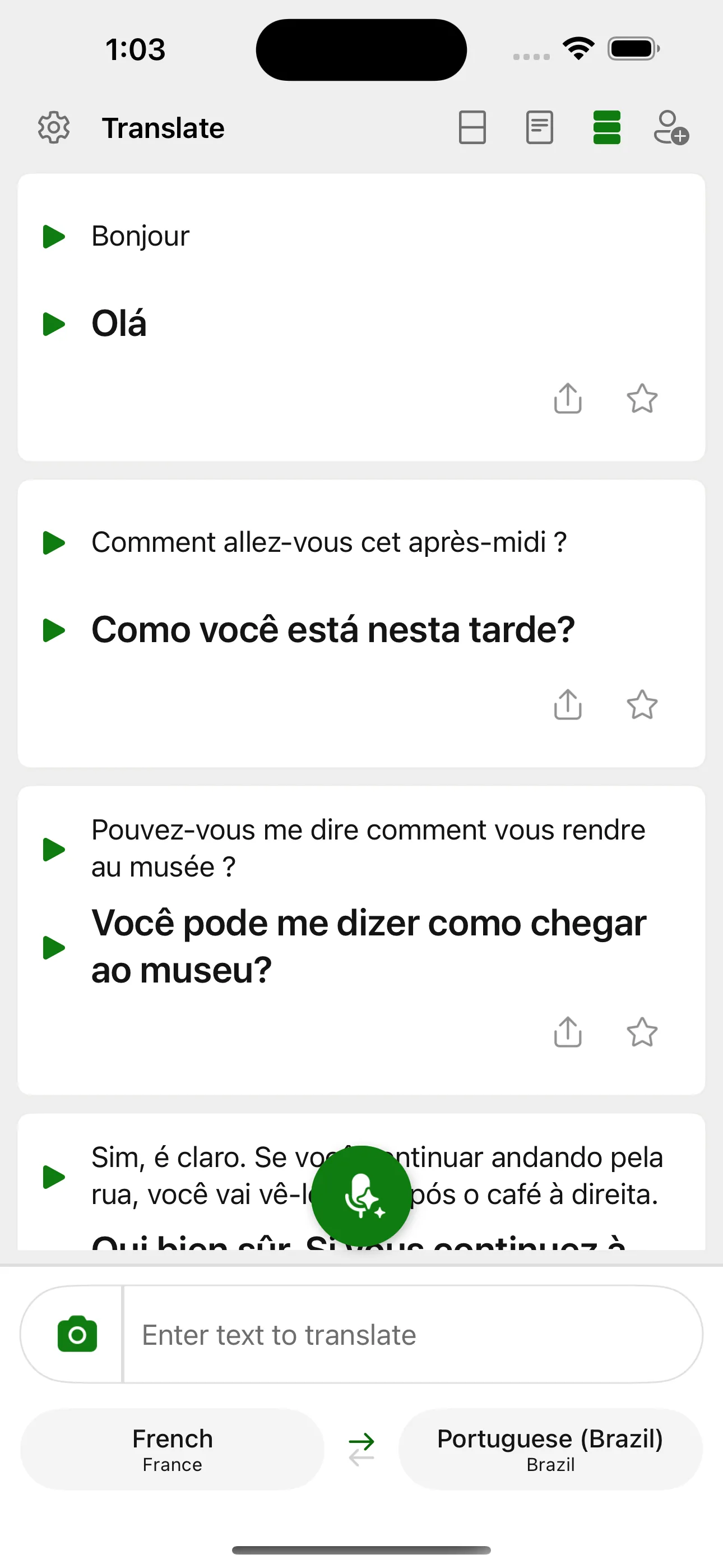 Microsoft Translator iphone screenshot 6