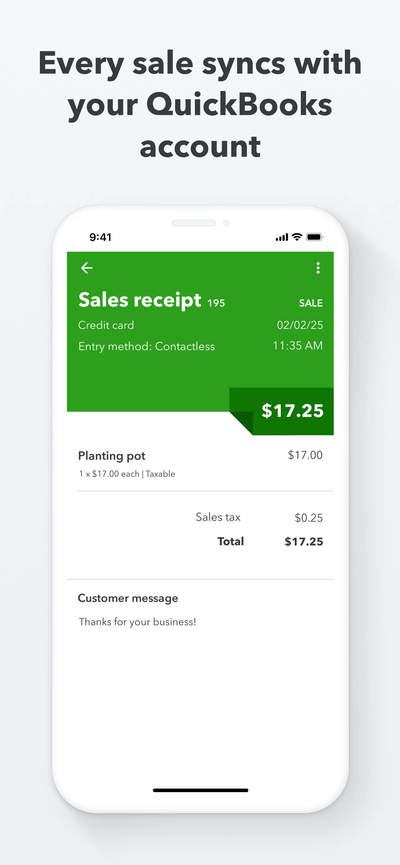 QuickBooks GoPayment POS iphone screenshot 4