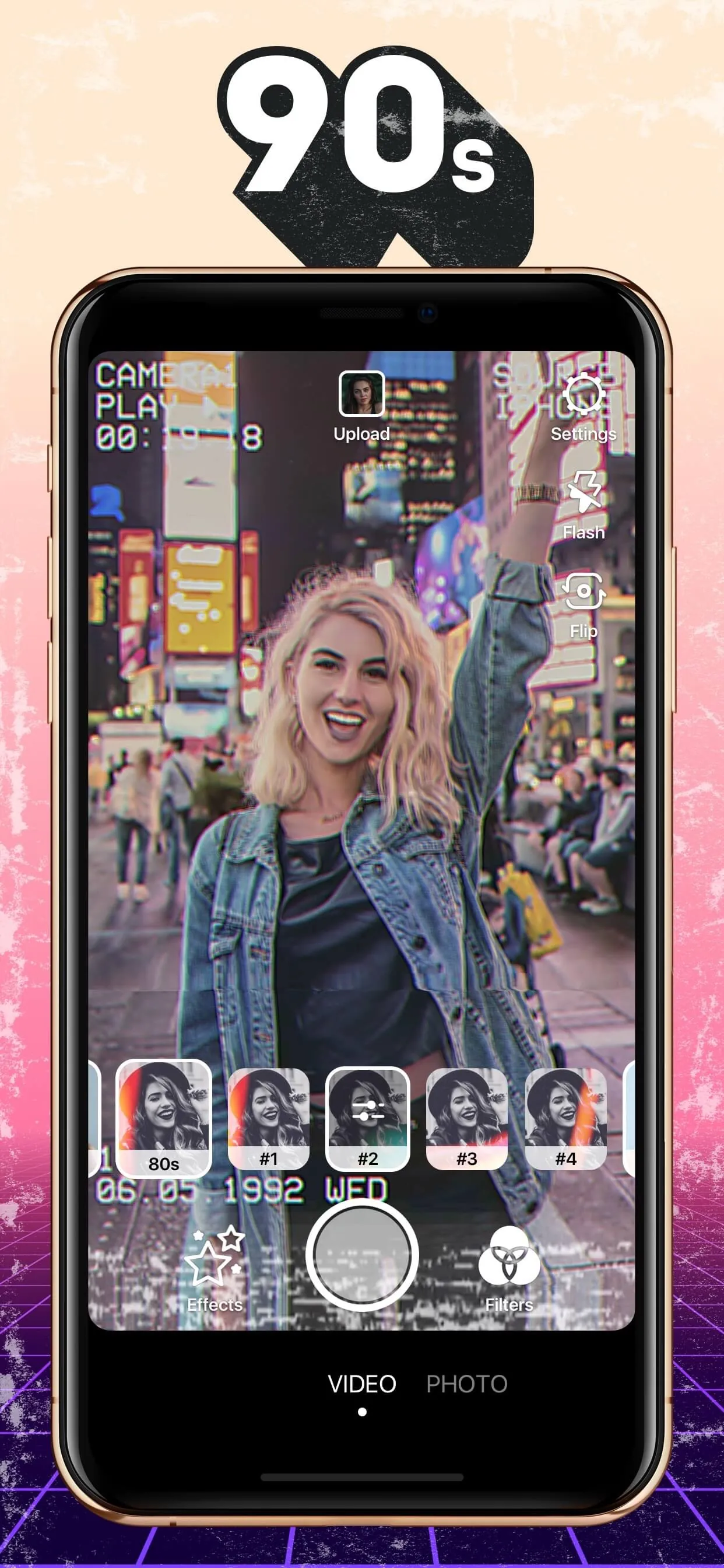 VHS Video Editor, Vintage Cam iphone screenshot 4