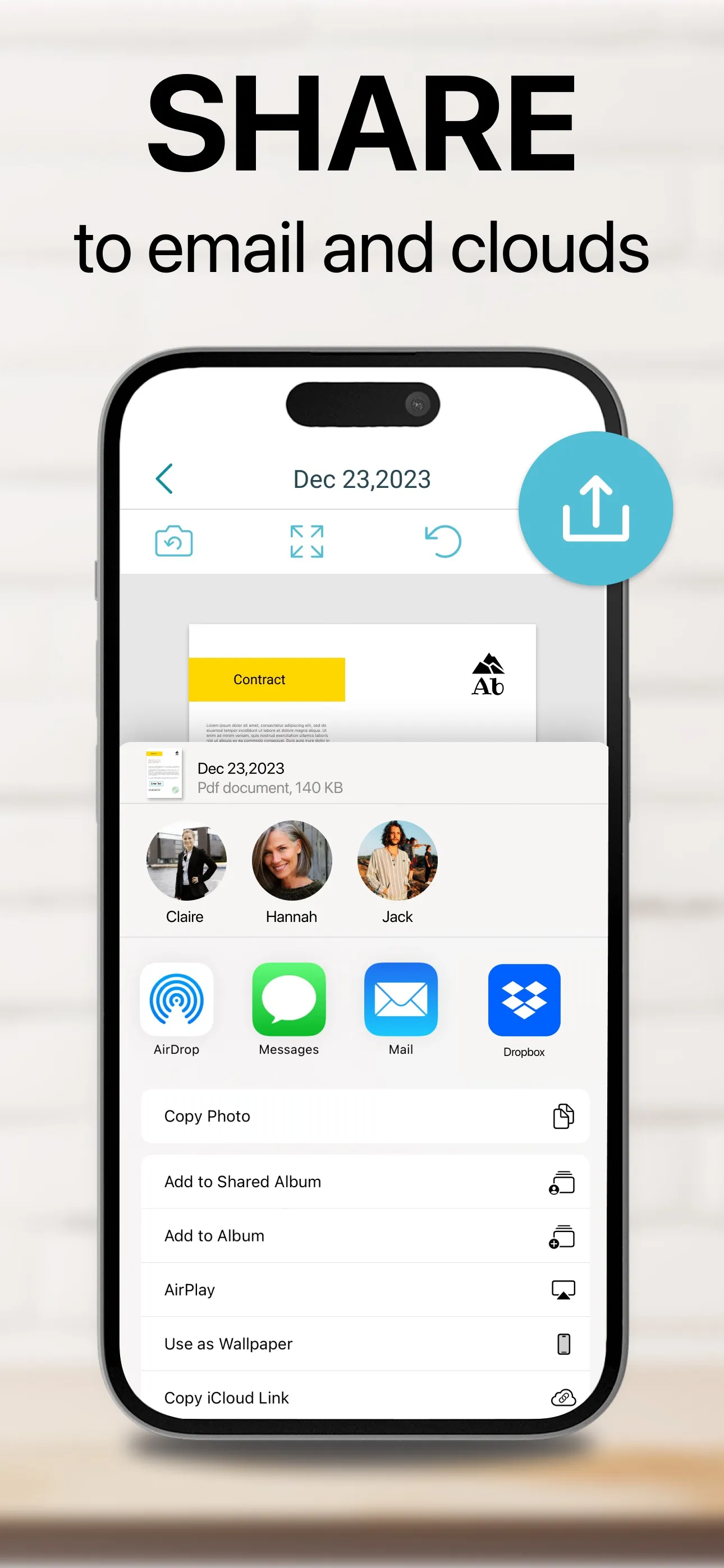 Scan to PDF: Converter Scanner iphone screenshot 4
