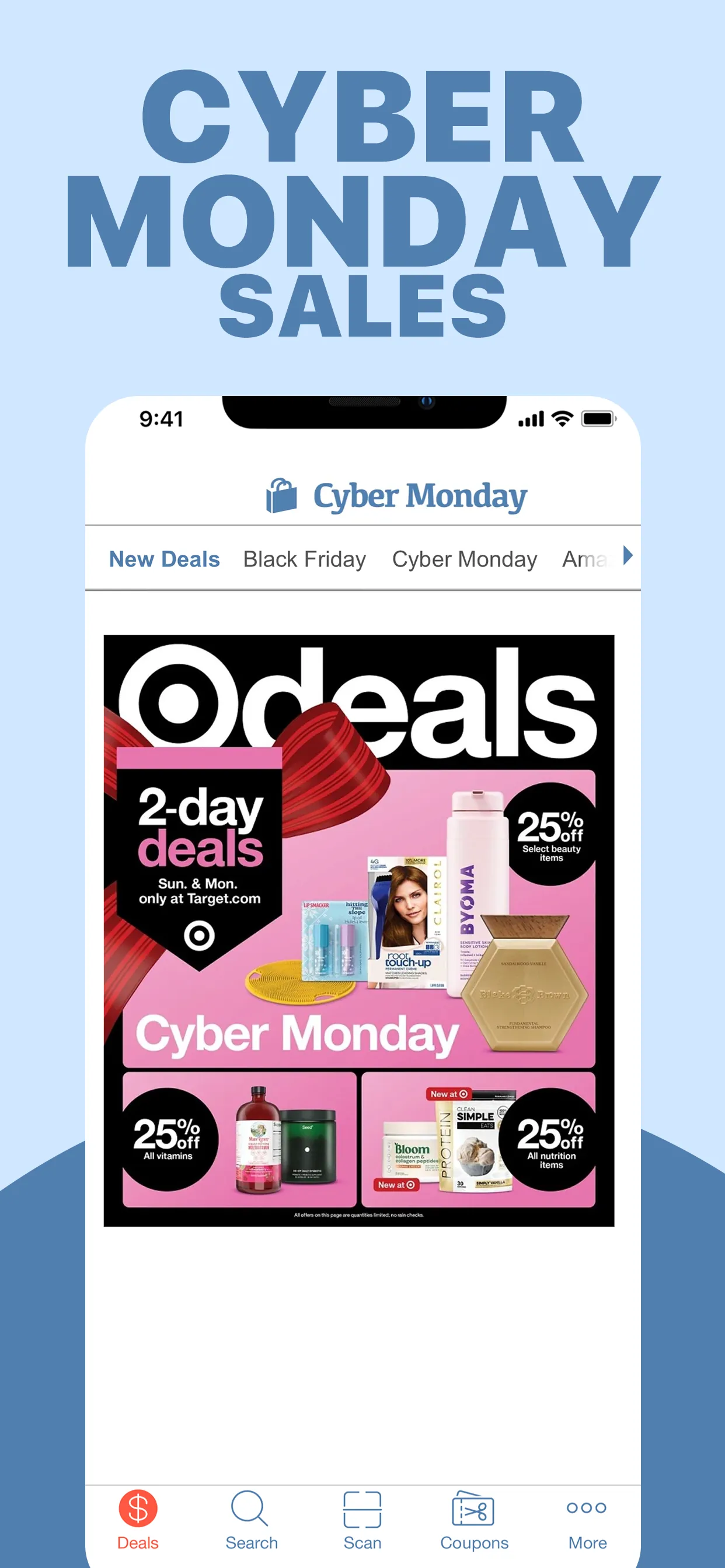 Cyber Monday 2025 Deals, Ads iphone screenshot 1
