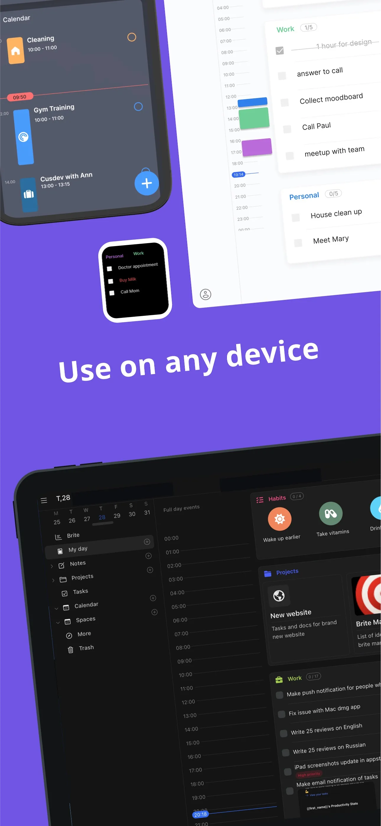 Daily Planner, Schedule: Brite iphone screenshot 10