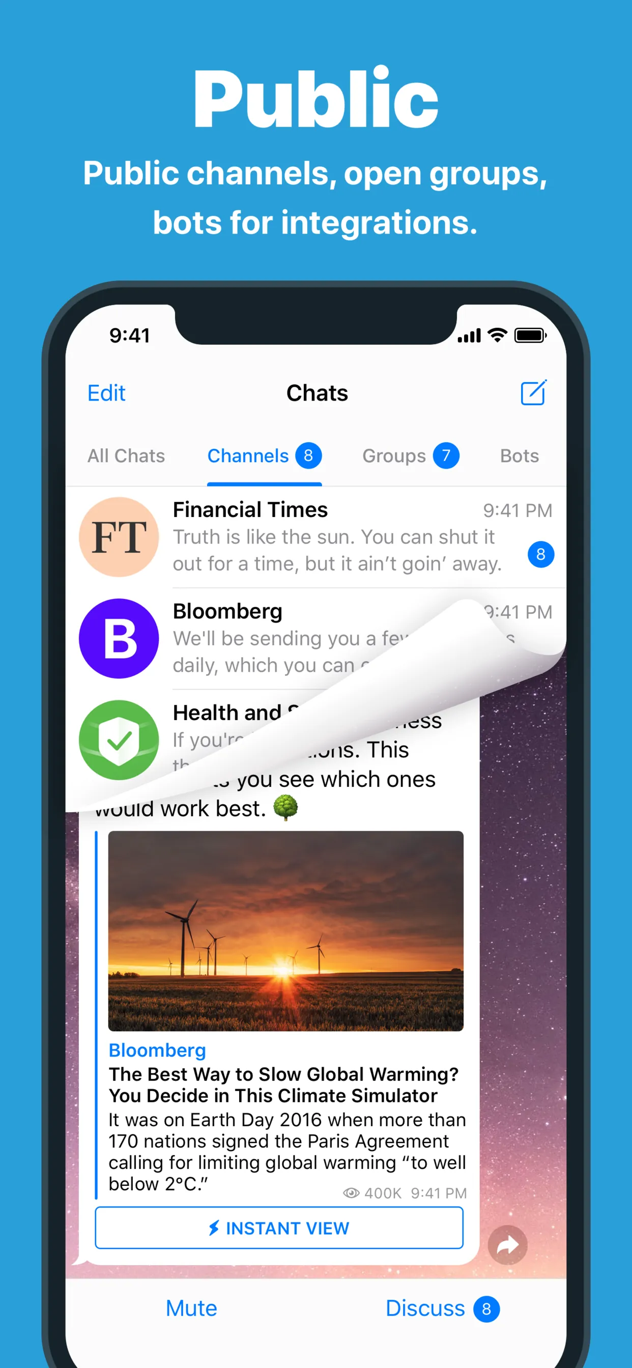Telegram Messenger iphone screenshot 7