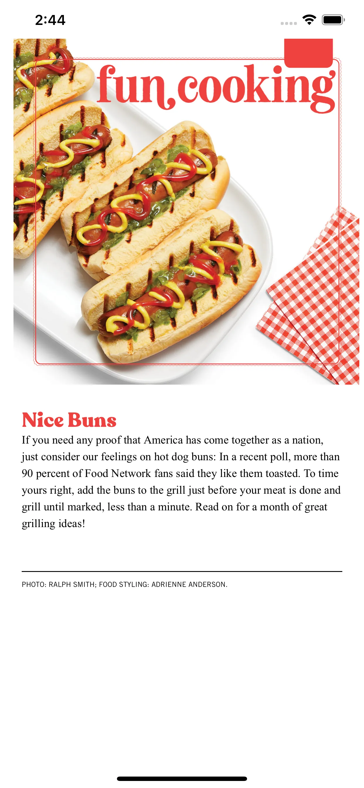 Food Network Magazine US iphone screenshot 4