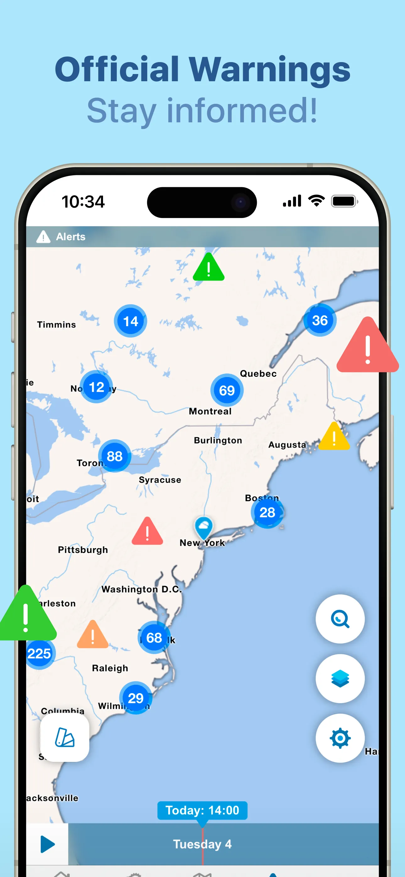 Meteored - Weather Radar iphone screenshot 10