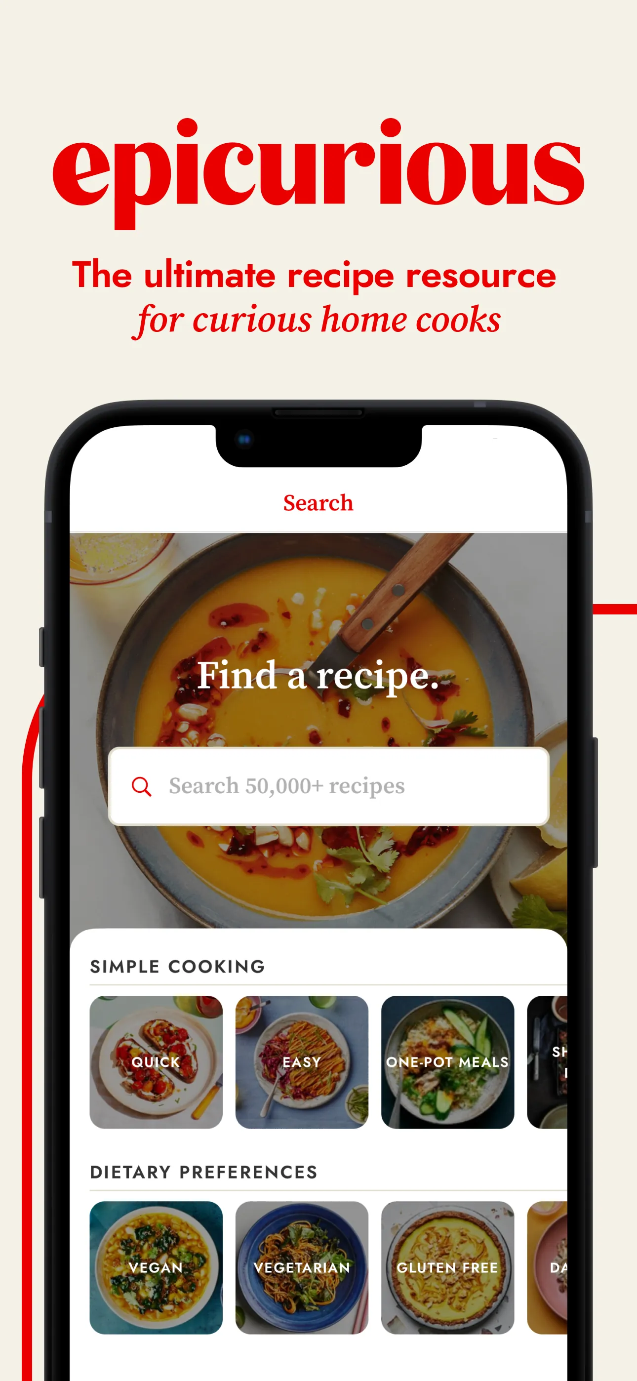 Epicurious iphone screenshot 1