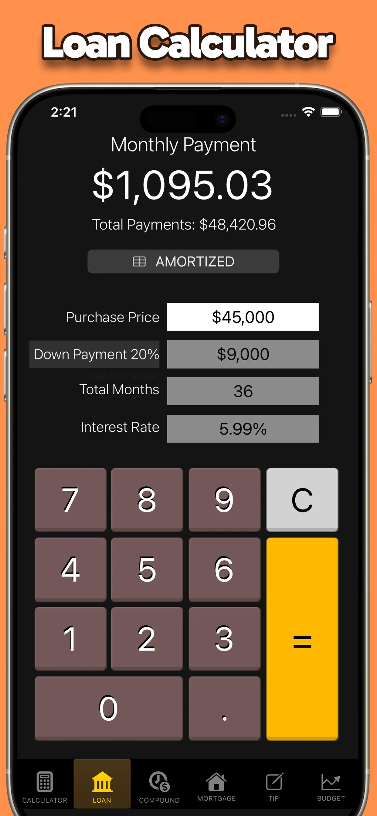 Calculator: No Ads / Ad-Free iphone screenshot 4