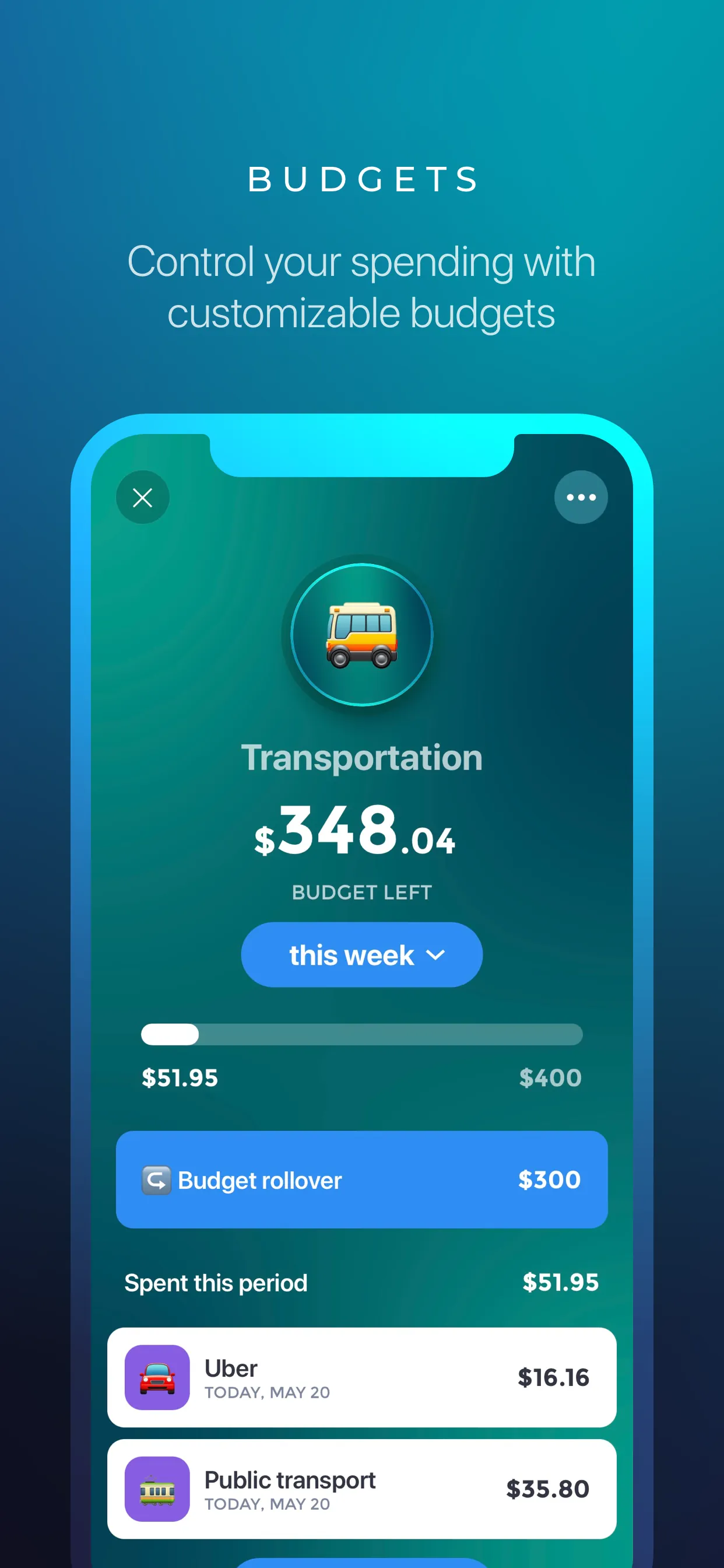 Fold - Savings, Budget Tracker iphone screenshot 3