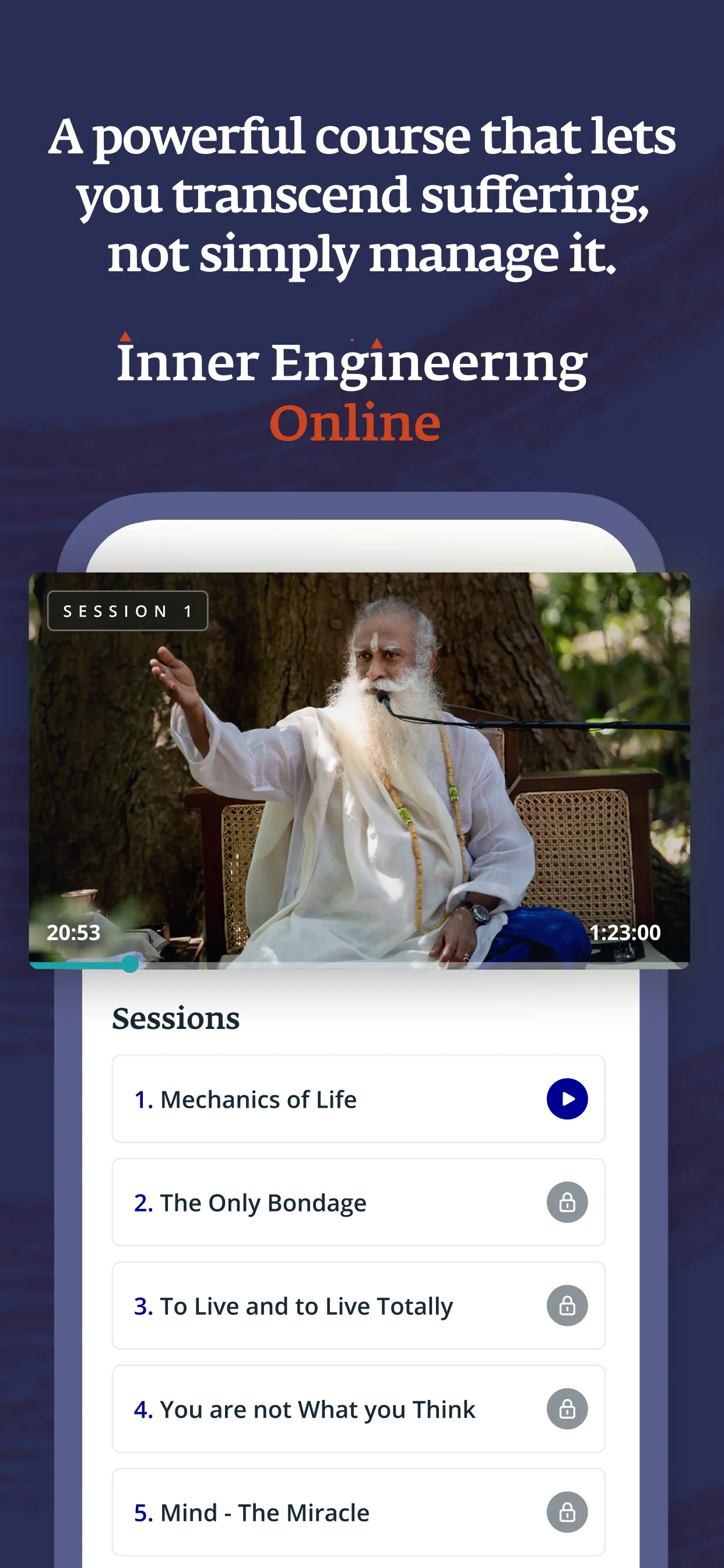Sadhguru- Yoga & Meditation iphone screenshot 6