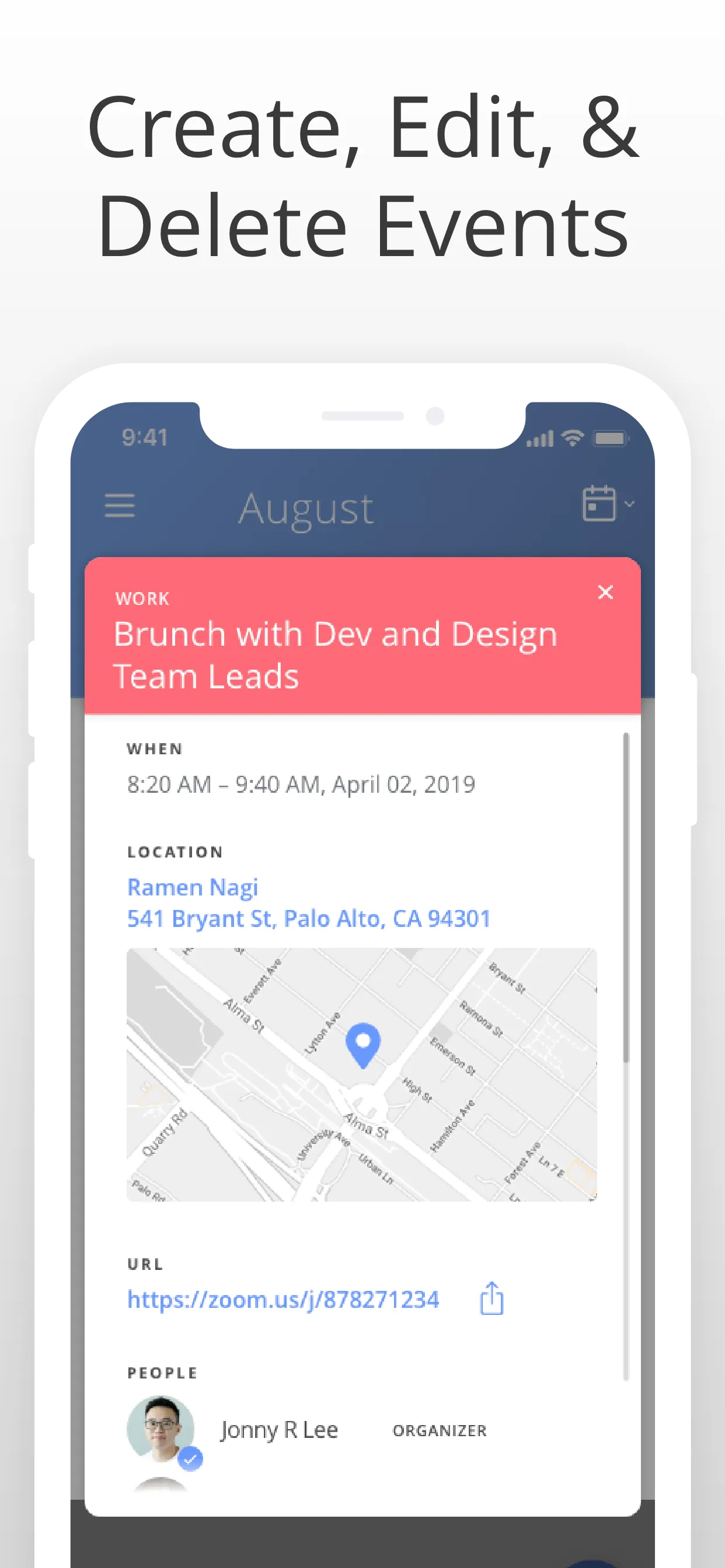 Calendar: Meeting & Scheduling iphone screenshot 6