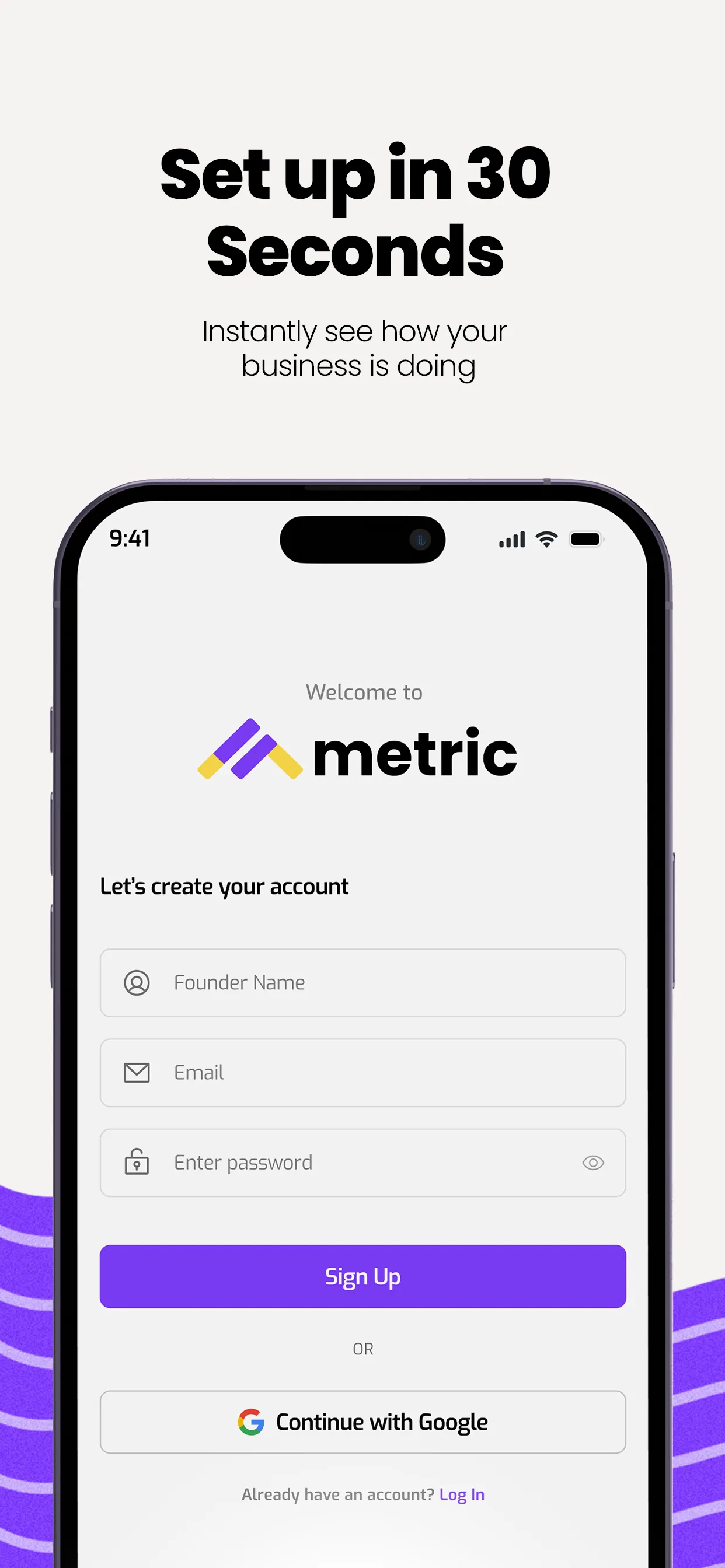Metric: Financial Analytics iphone screenshot 2