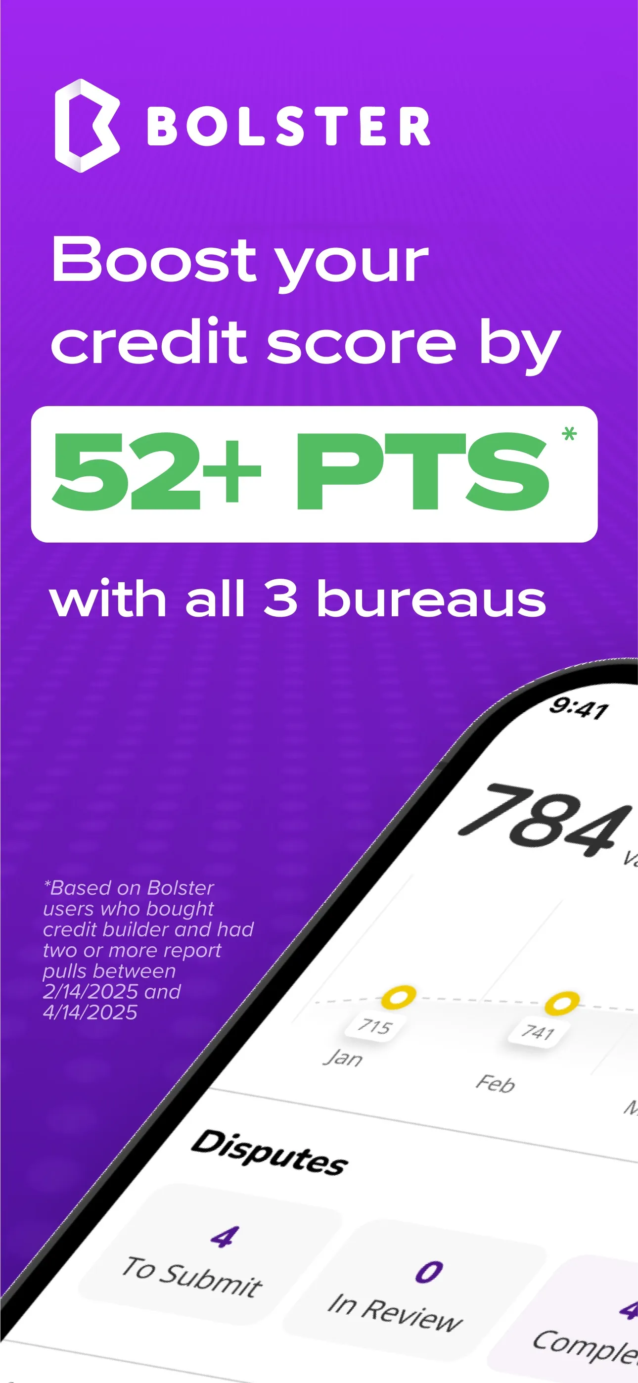 Bolster: Get Your Credit Right iphone screenshot 1