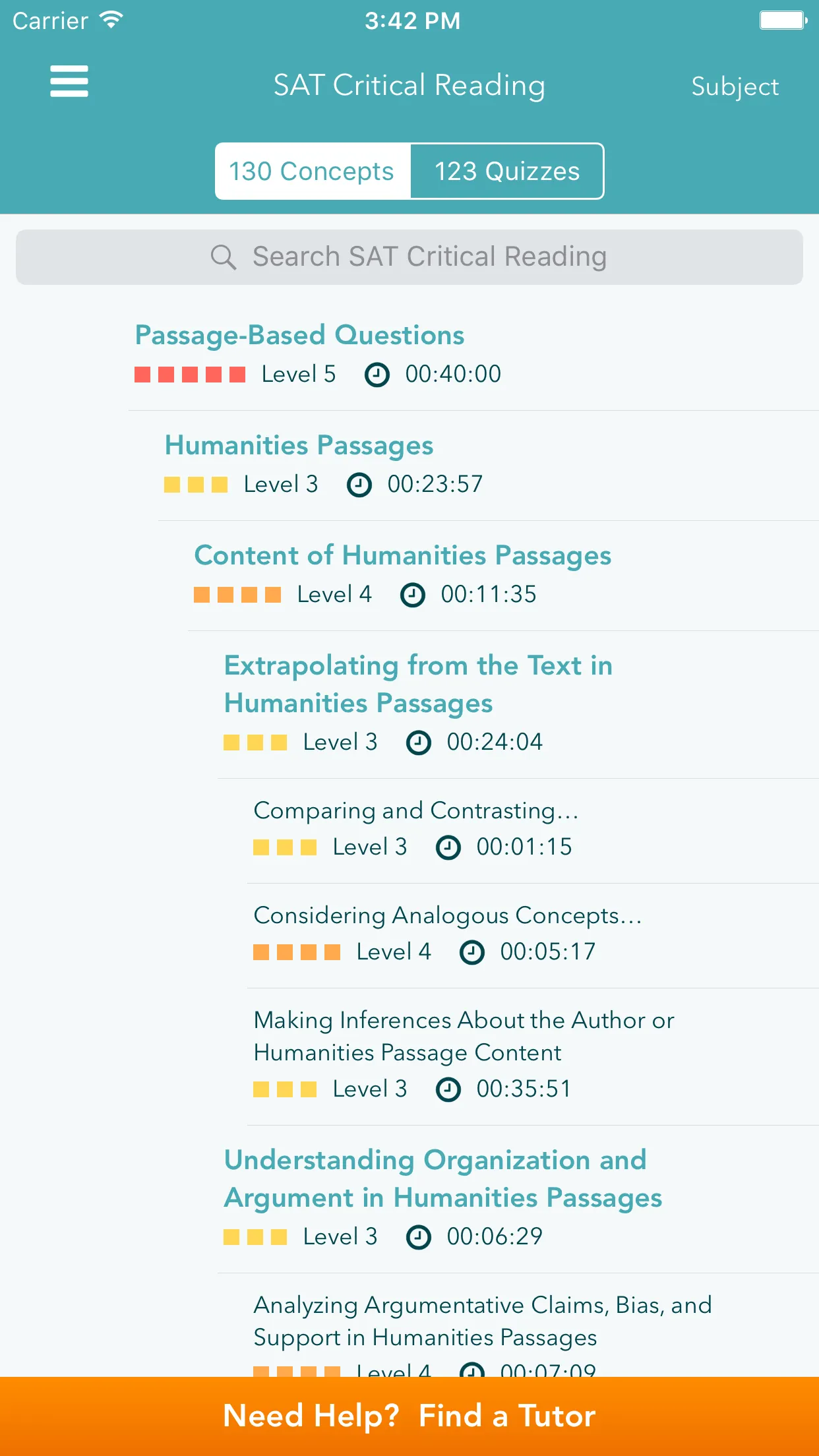 SAT®: Practice,Prep,Flashcards iphone screenshot 4