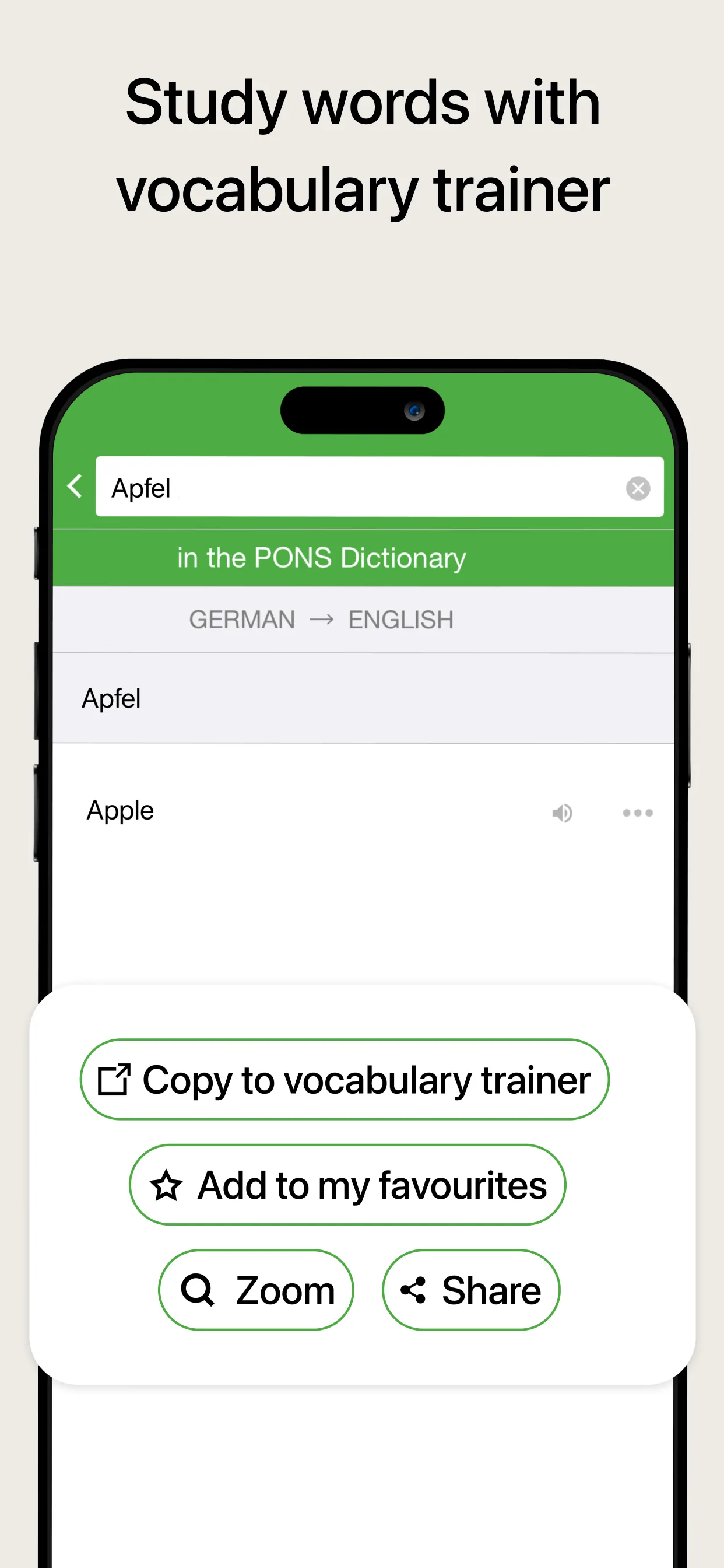 PONS Translate & Dictionary iphone screenshot 7