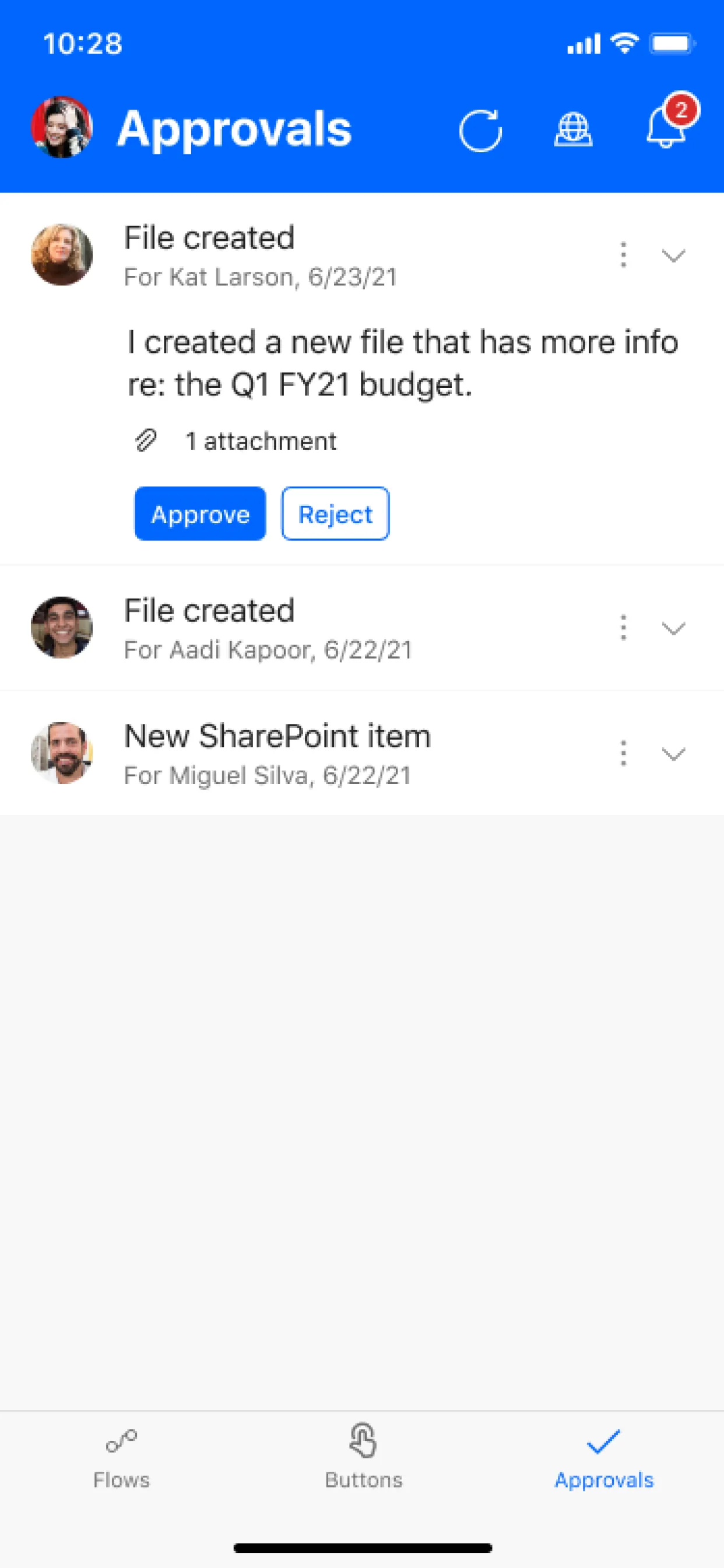 Power Automate iphone screenshot 3