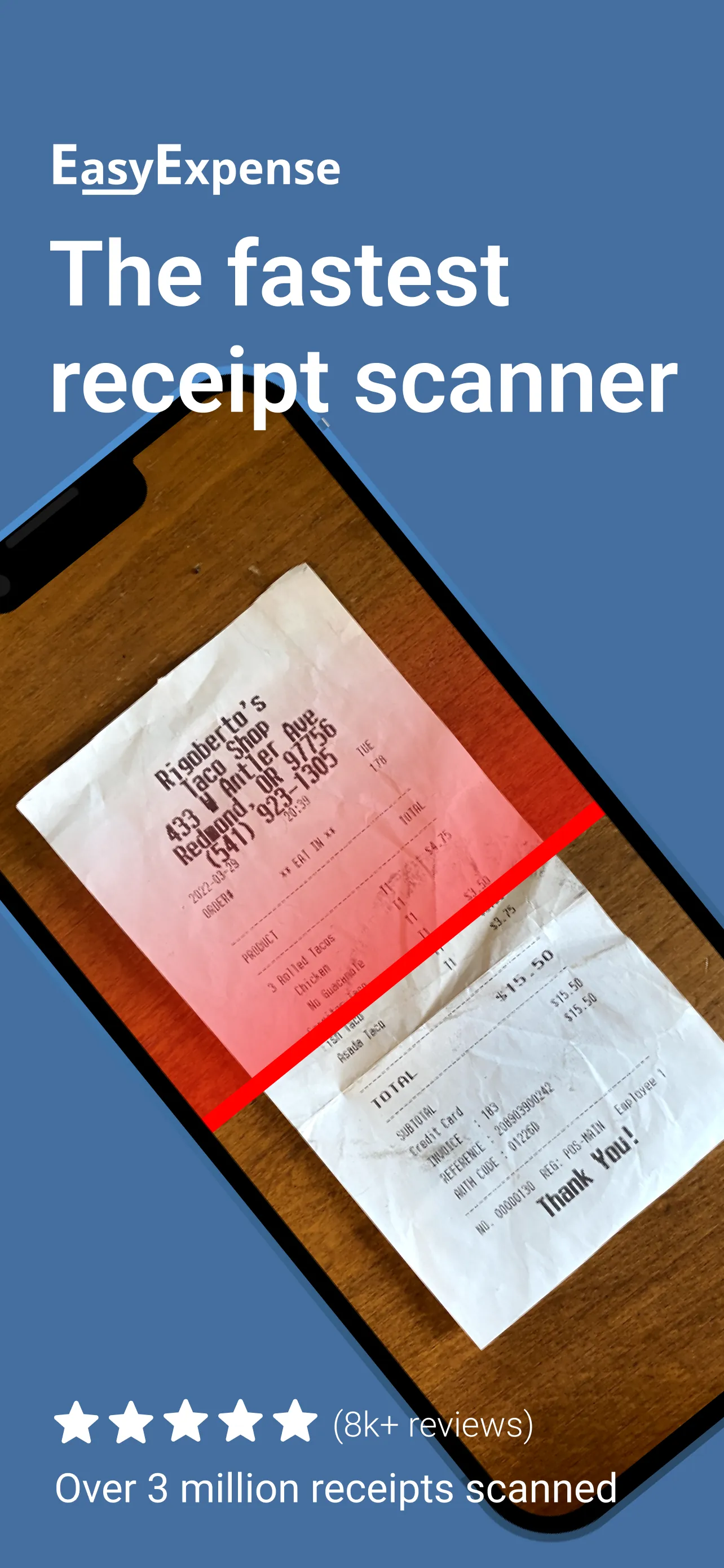 Receipt Scanner: Easy Expense iphone screenshot 1
