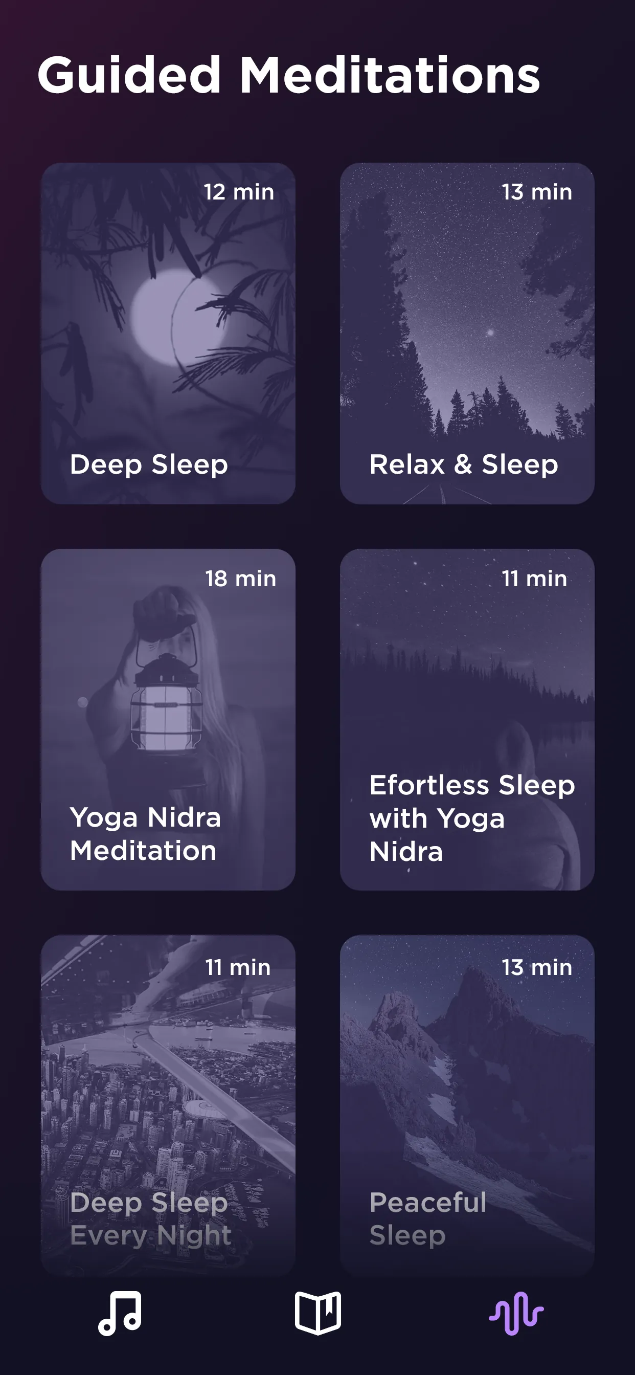 Sleep: Sounds & Meditation iphone screenshot 2