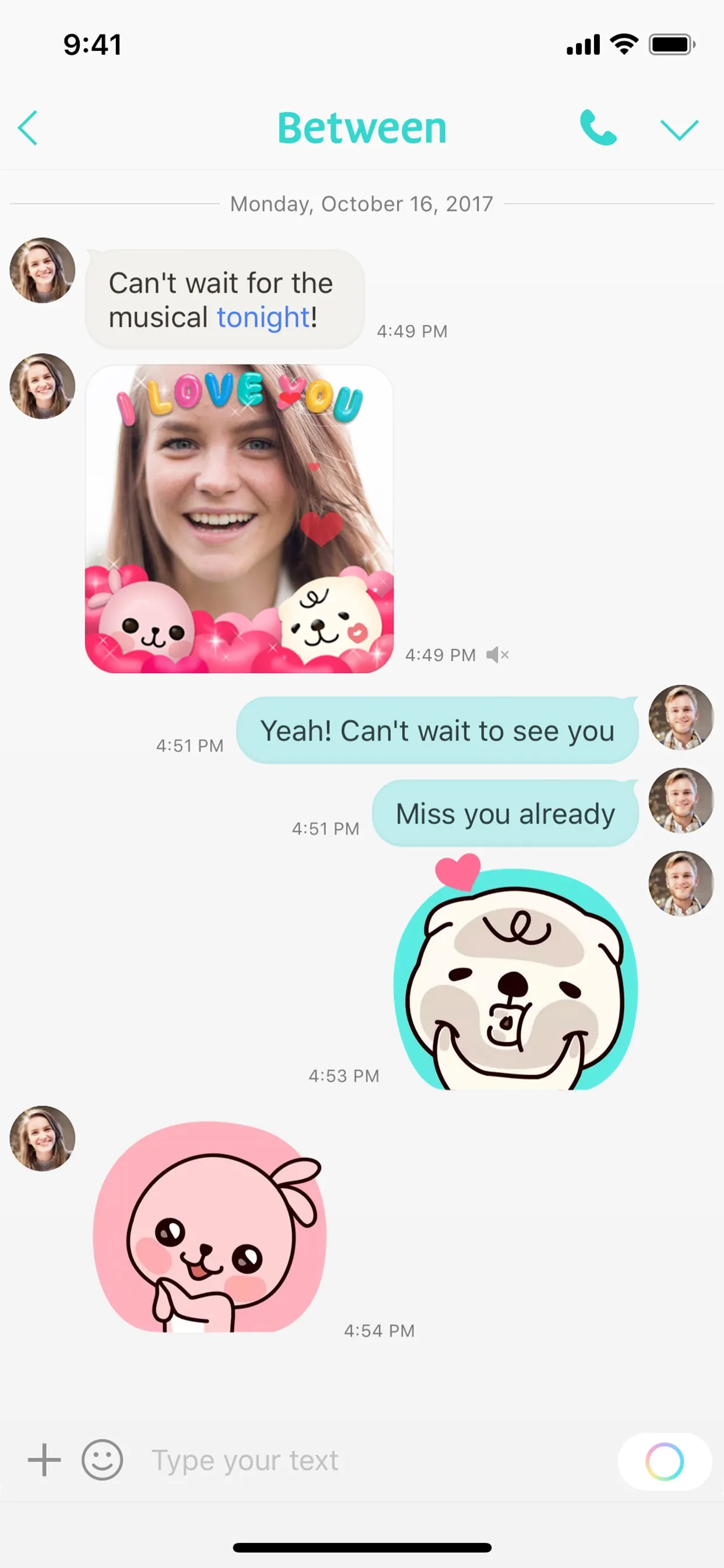 Between, The App Couples Love iphone screenshot 2