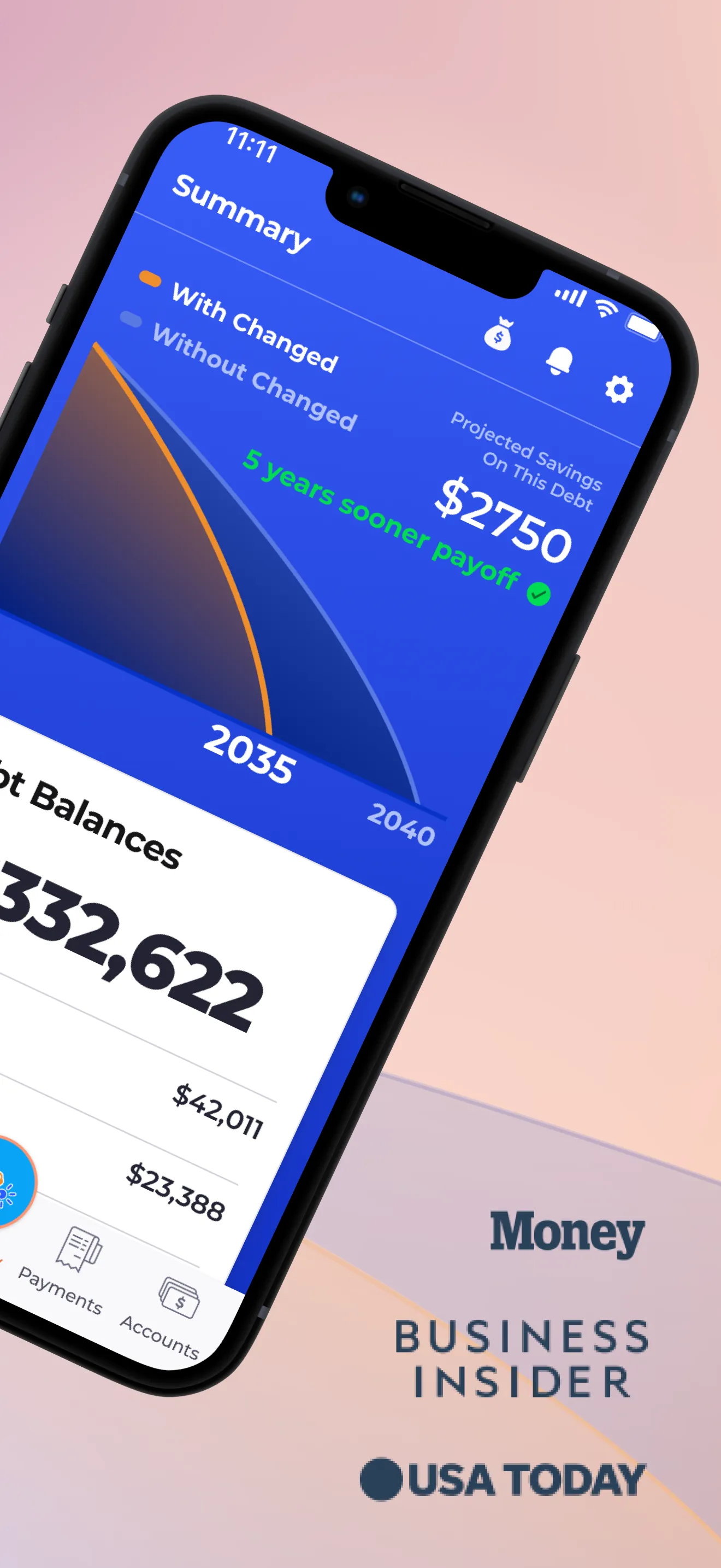 Changed: Automate Debt Payoff iphone screenshot 2