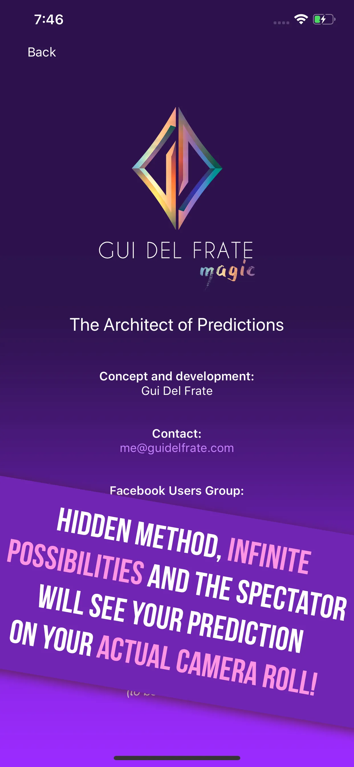 The Architect of Predictions iphone screenshot 2