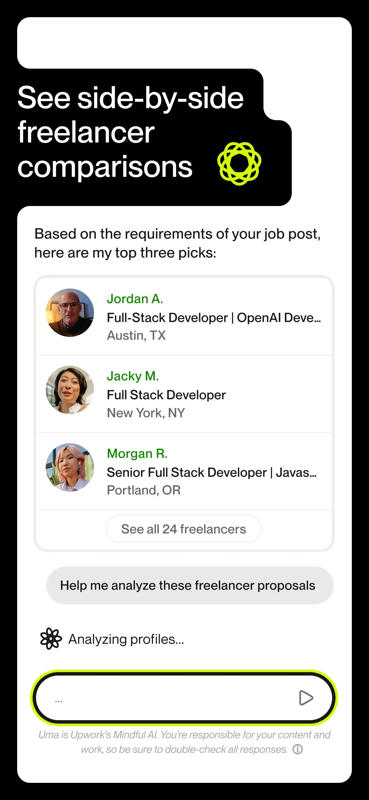 Upwork for Clients iphone screenshot 3