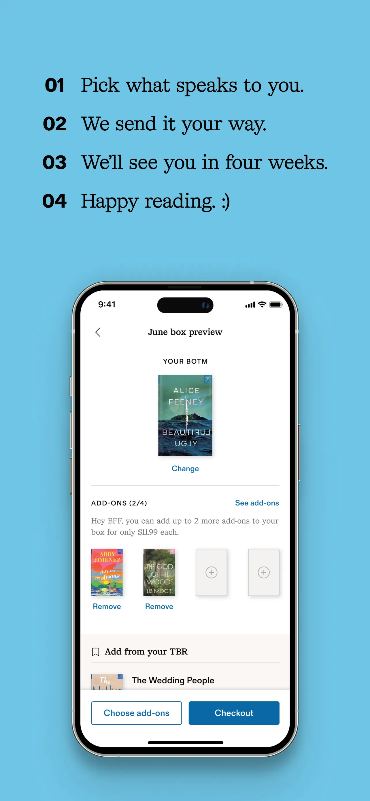 Book of the Month iphone screenshot 2