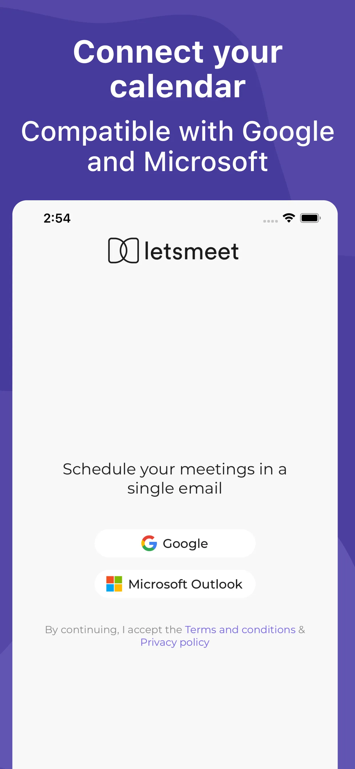 Lets Meet - Schedule Meetings iphone screenshot 3