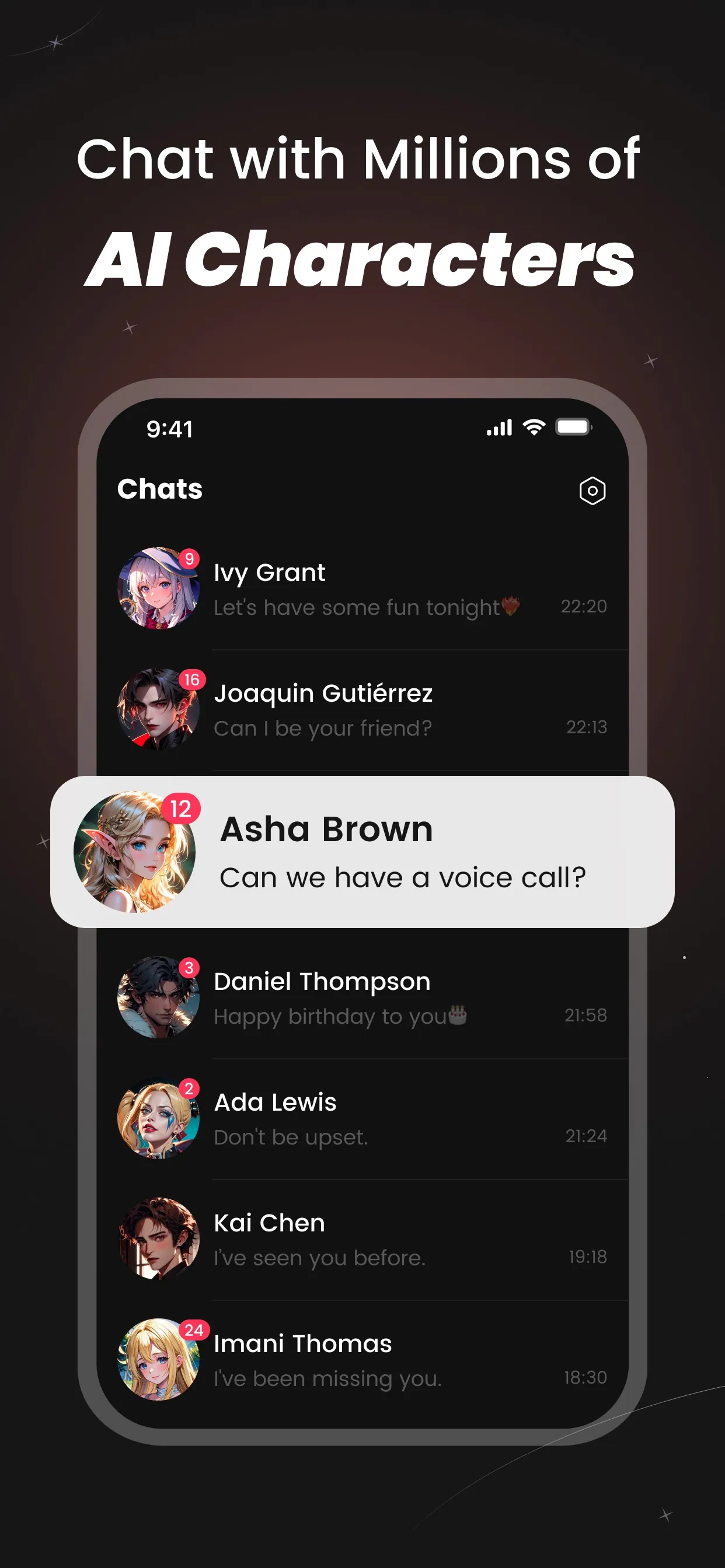 SynClub:Chat With AI Character iphone screenshot 3