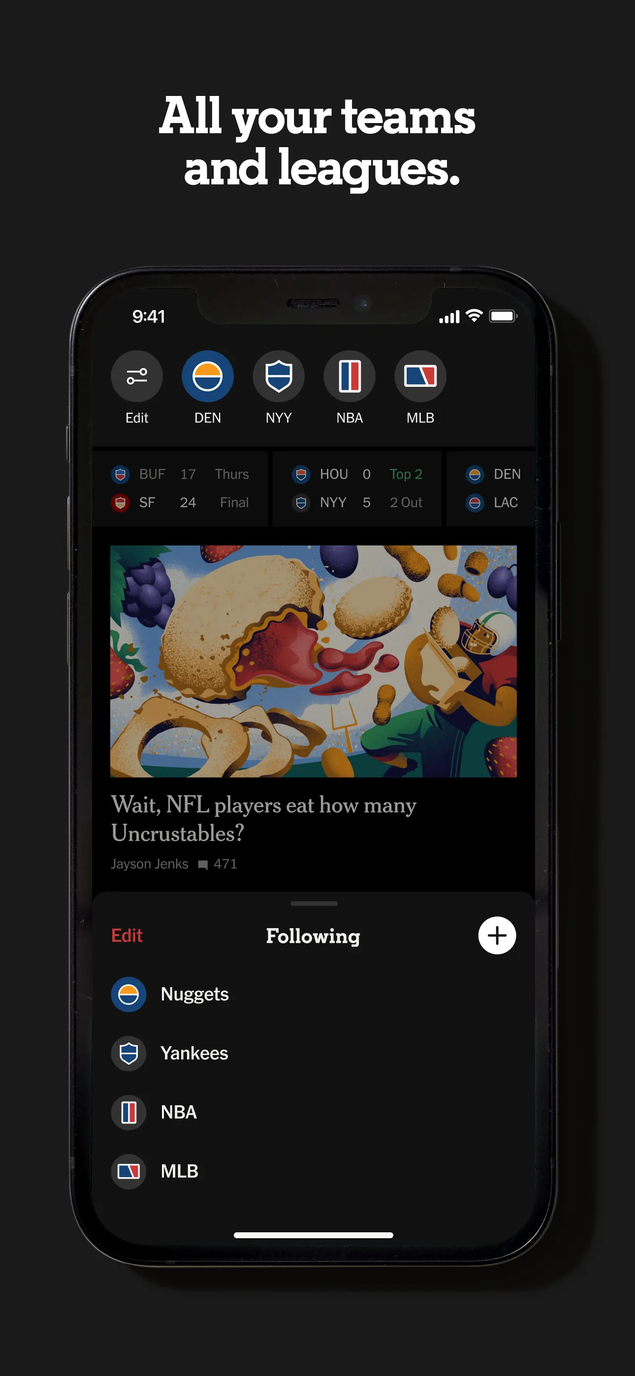 The Athletic: Sports News iphone screenshot 2