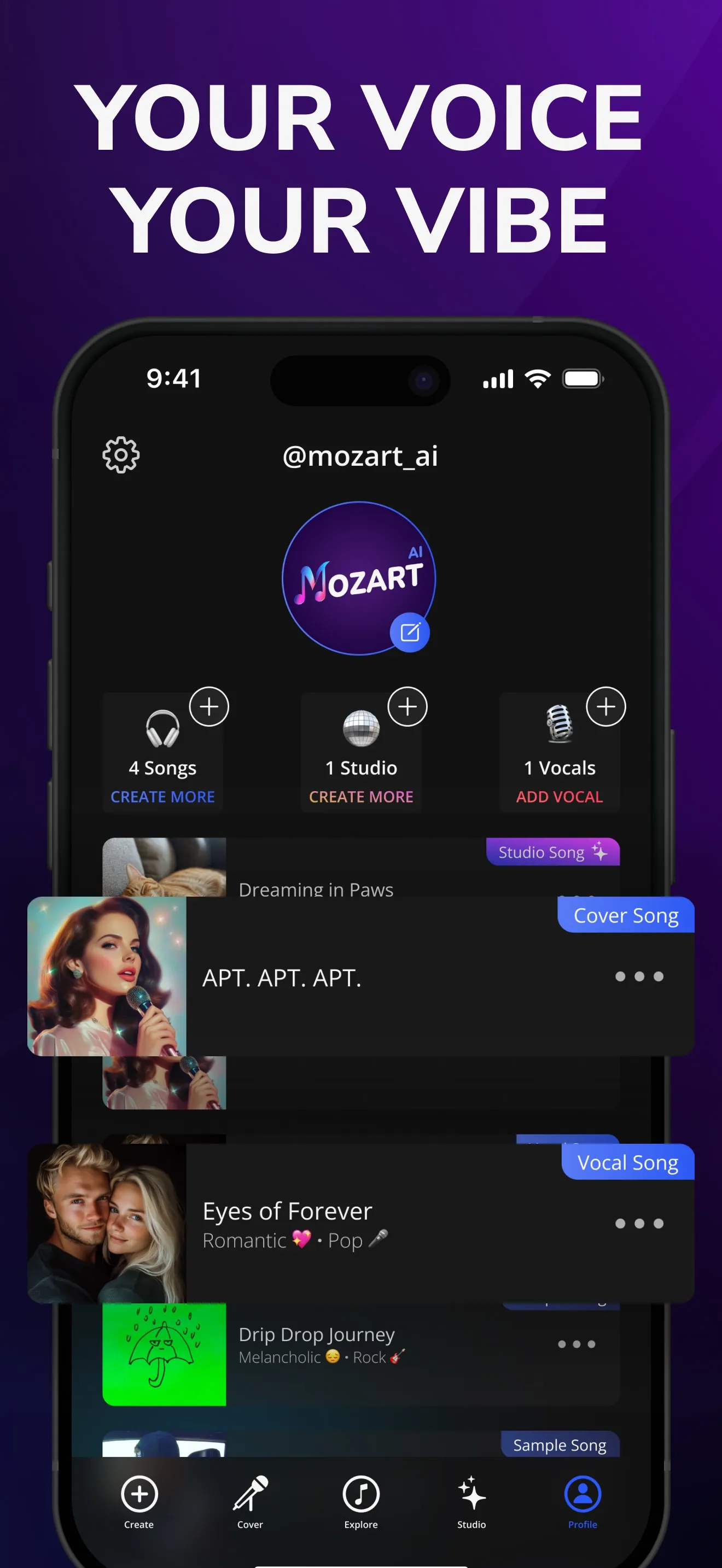 AI Song Generator - Mozart iphone screenshot 9