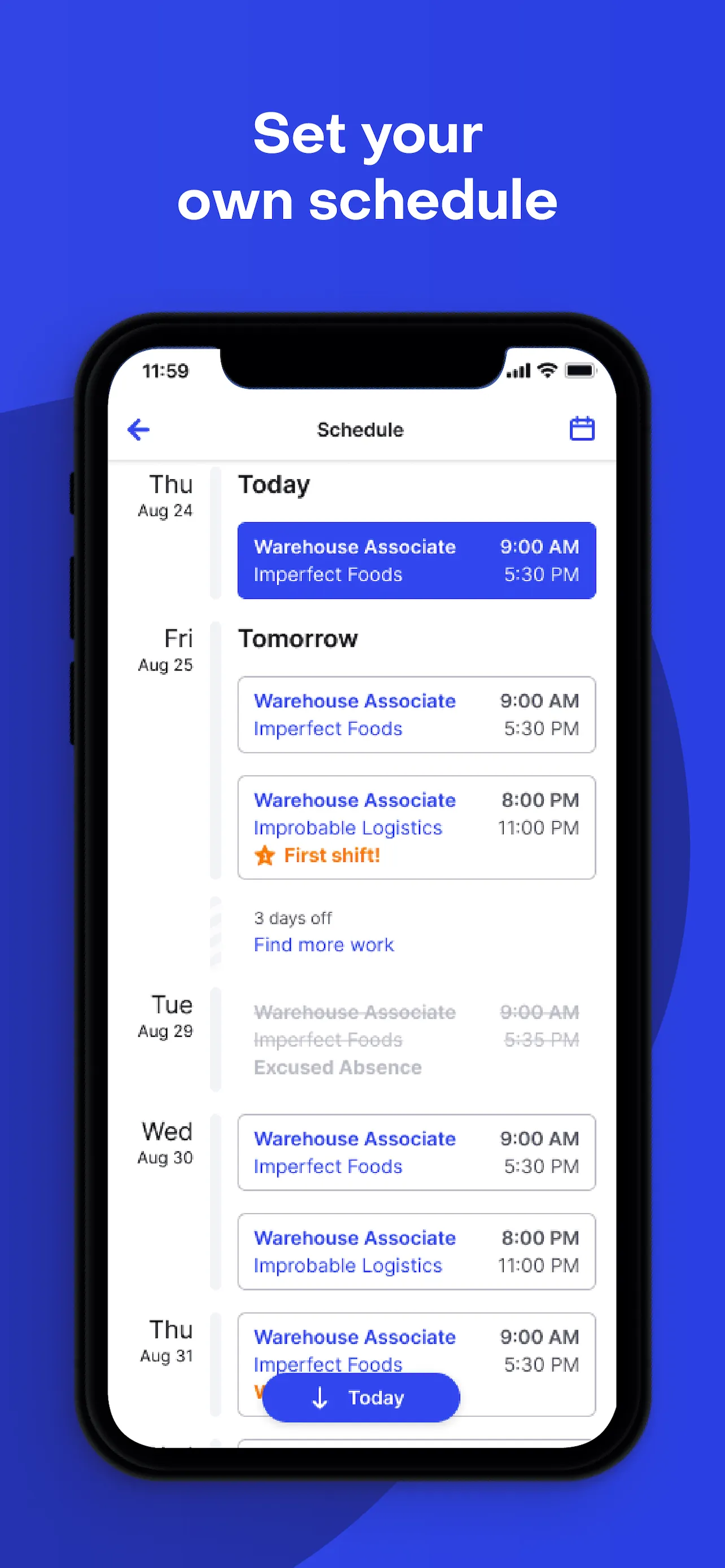 Bluecrew - Find Flexible Work iphone screenshot 3
