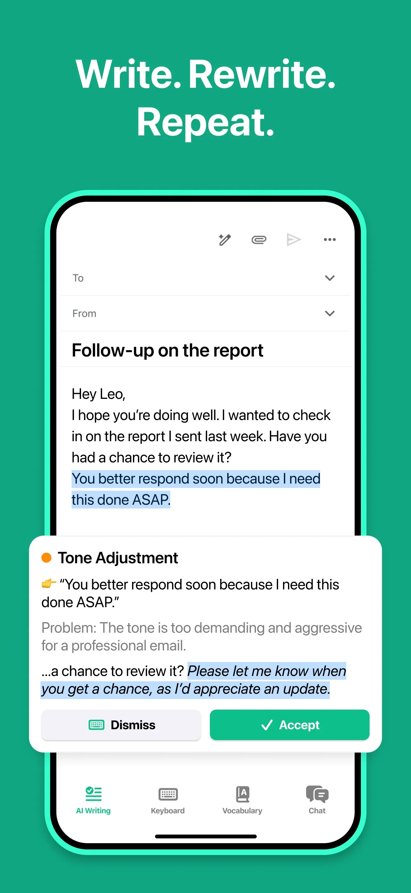 Grammar Check Corrector by AI iphone screenshot 4