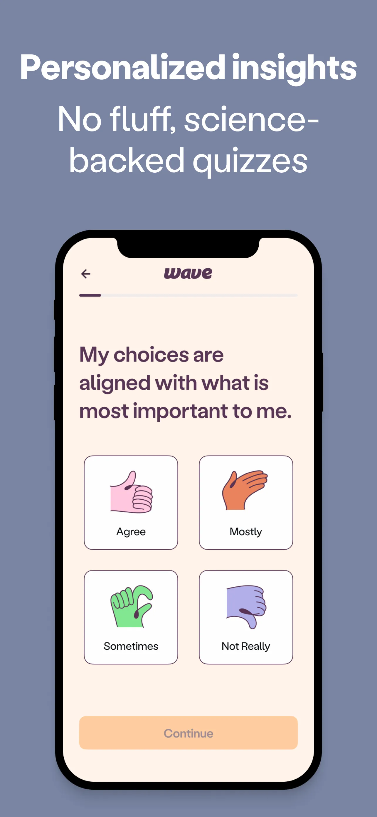 Wave: Mental Health Coaching iphone screenshot 2