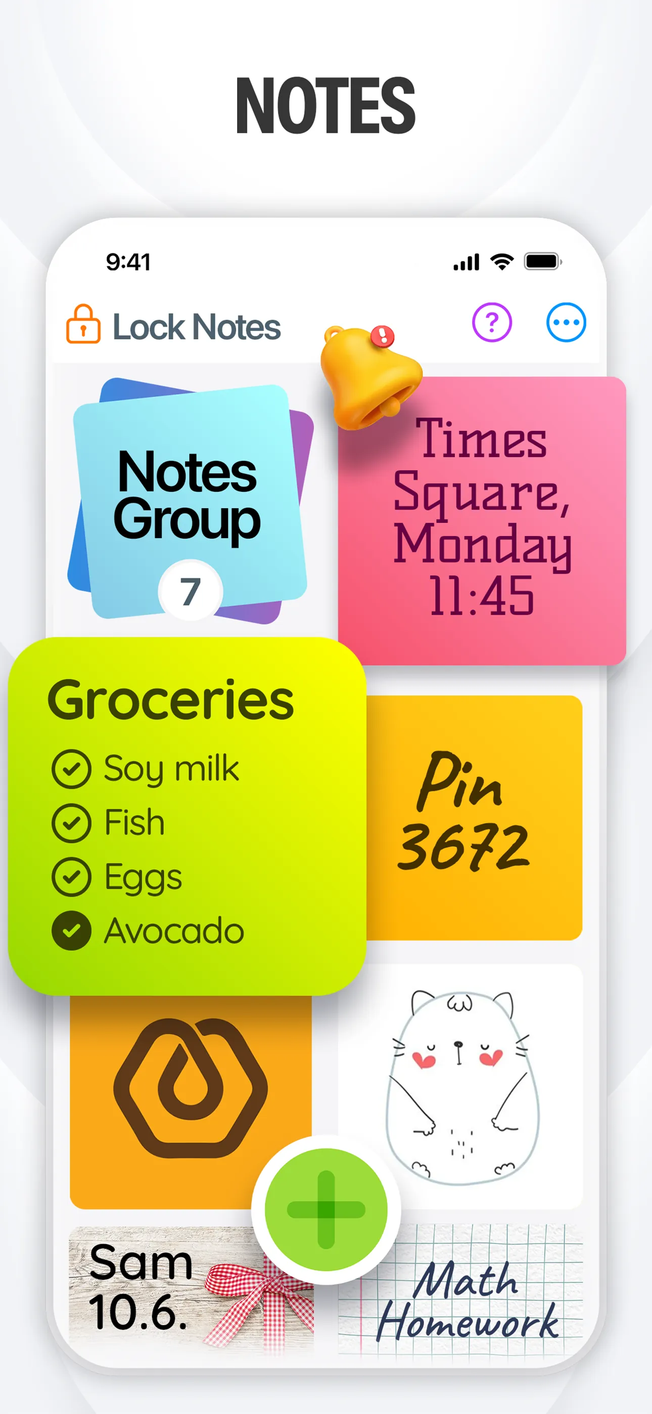 Sticky Notes & Color Widget iphone screenshot 1