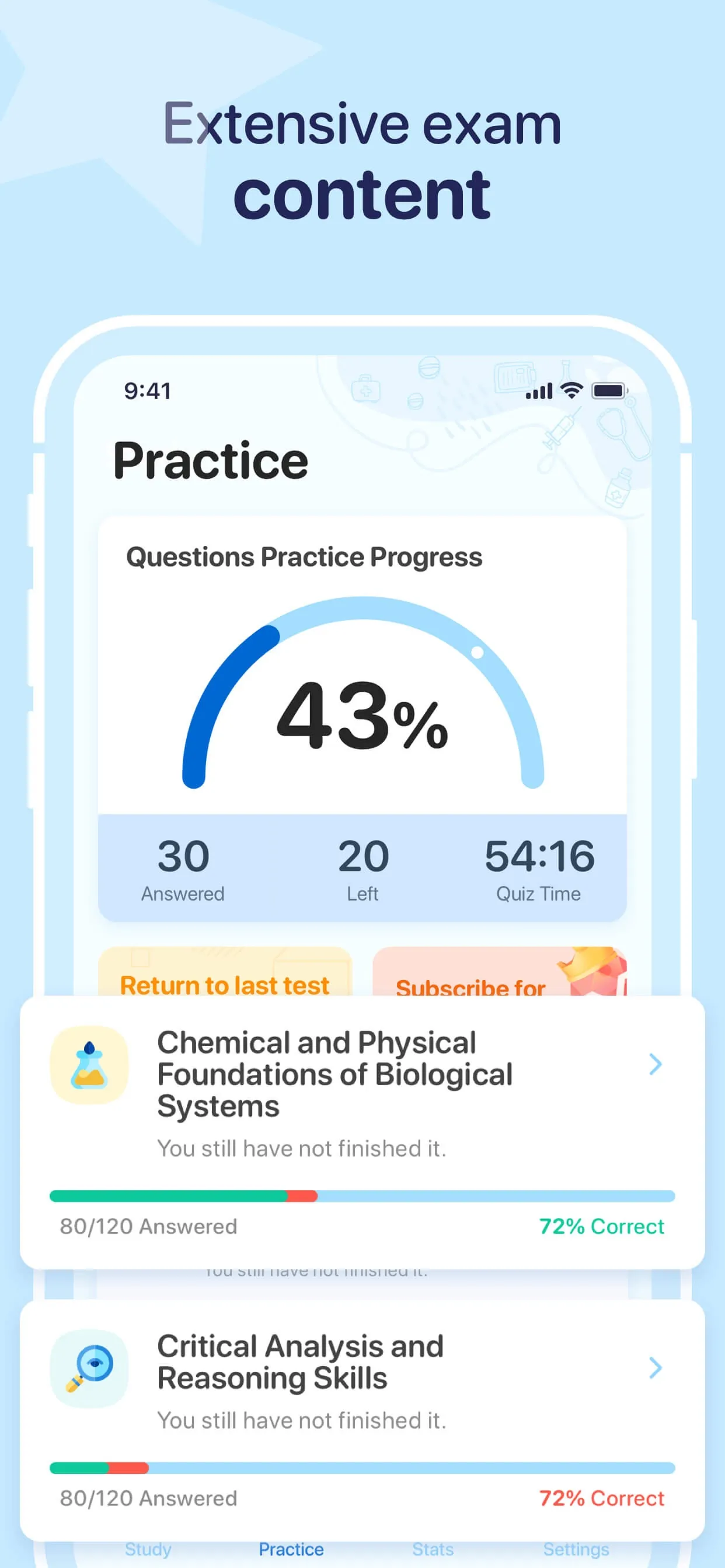 MCAT Prep 2025 iphone screenshot 6
