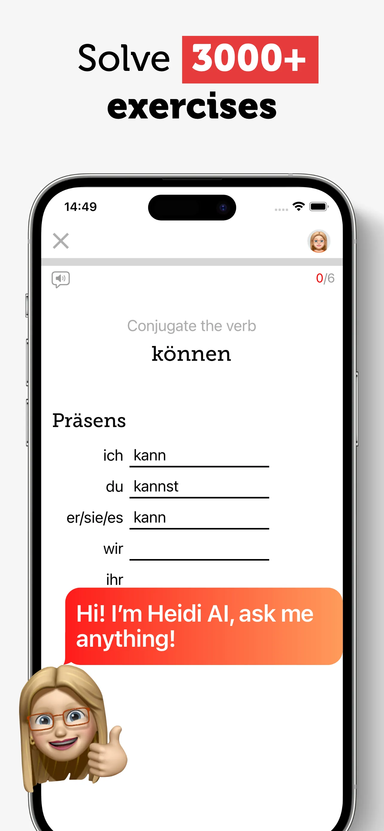 Grammatisch - Learn German iphone screenshot 3