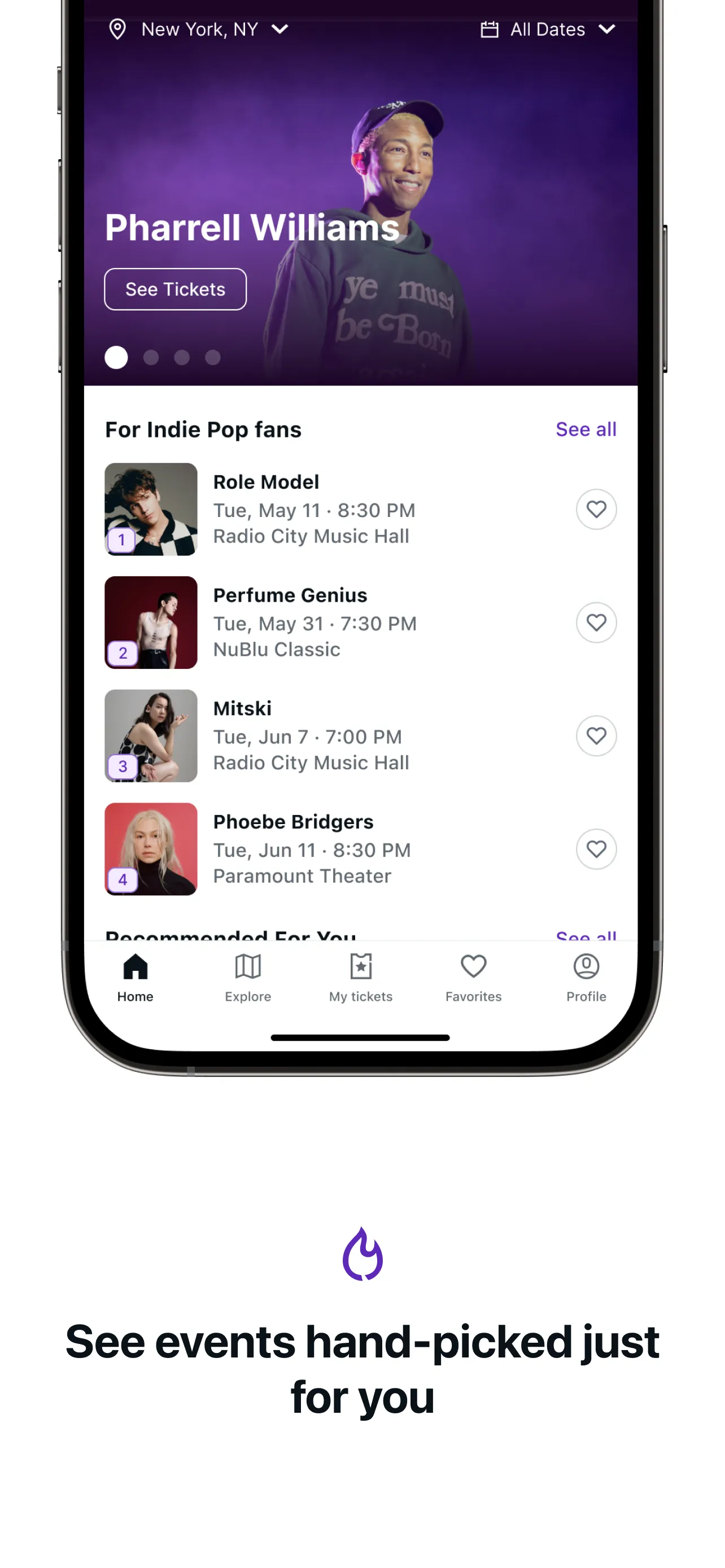 StubHub: Event Tickets iphone screenshot 1