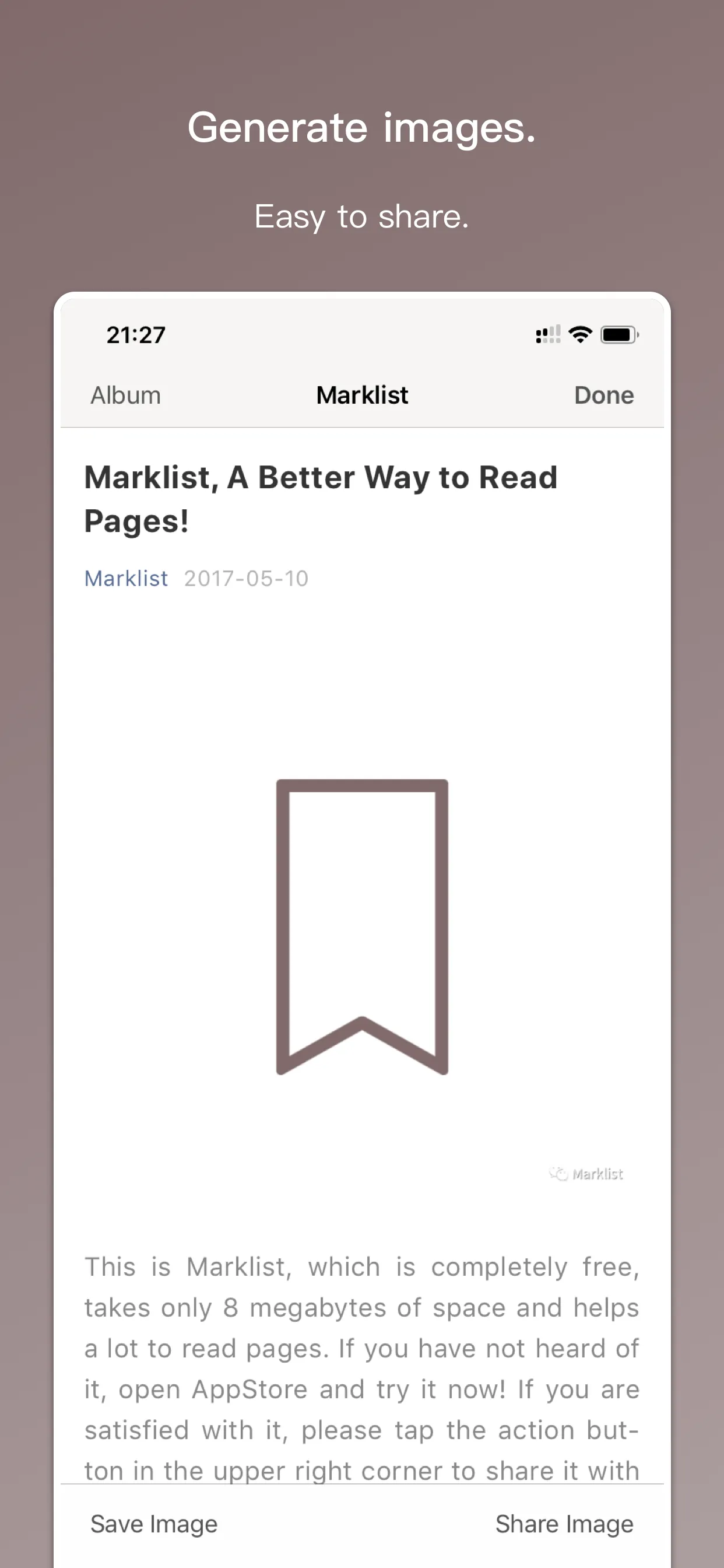 Marklist - Manage Later Things iphone screenshot 8