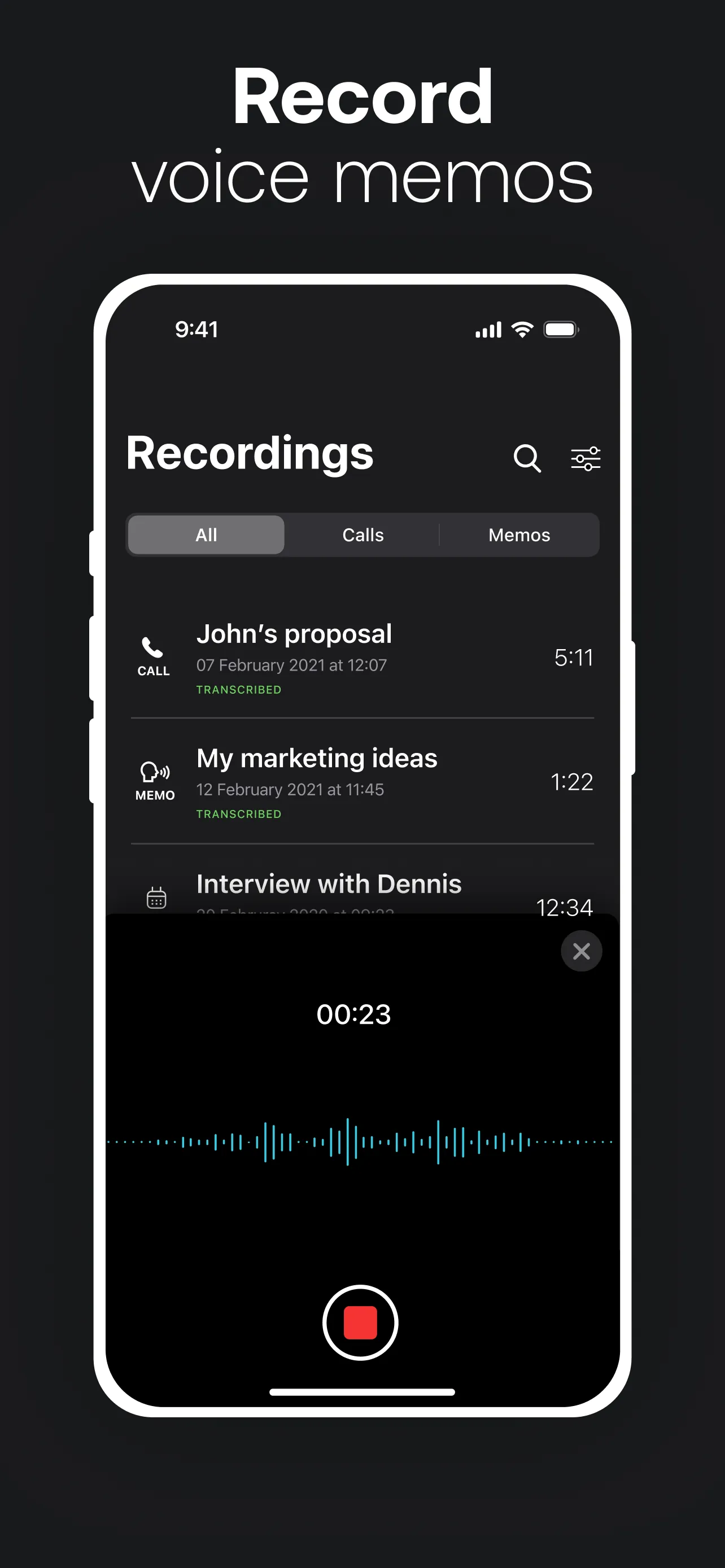 TapeACall: Call Recorder iphone screenshot 3