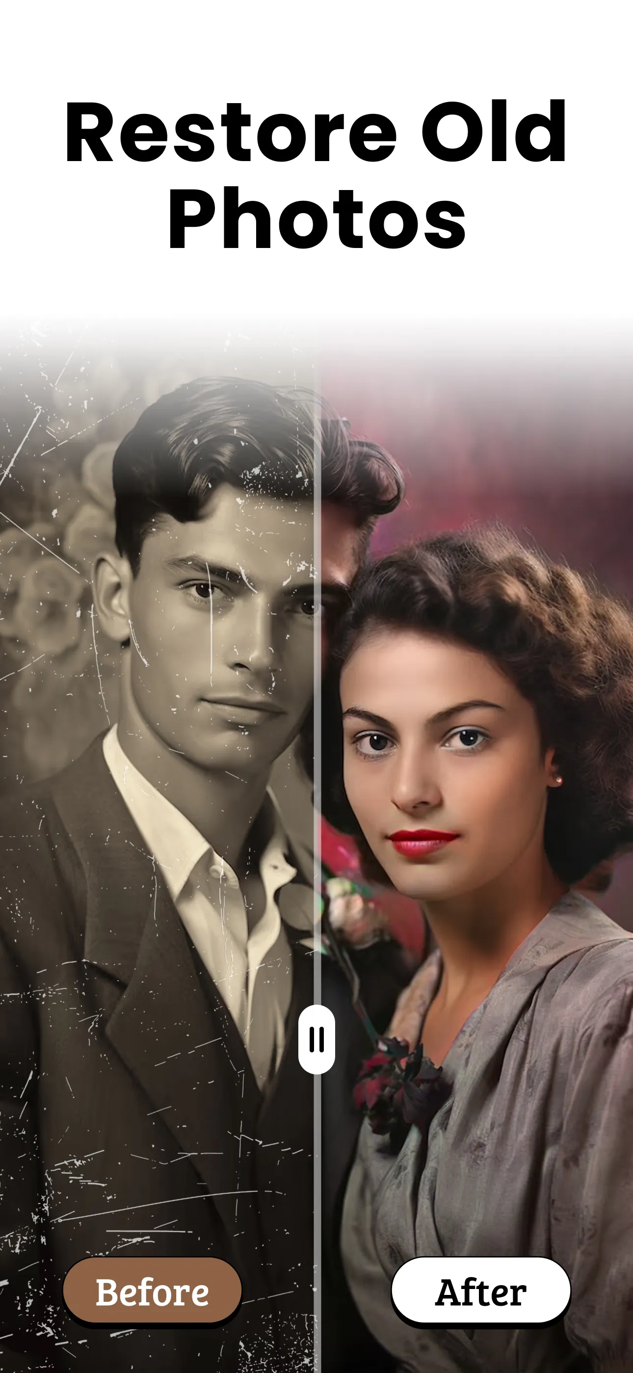 Restore Old Photos - Fixora AI iphone screenshot 1