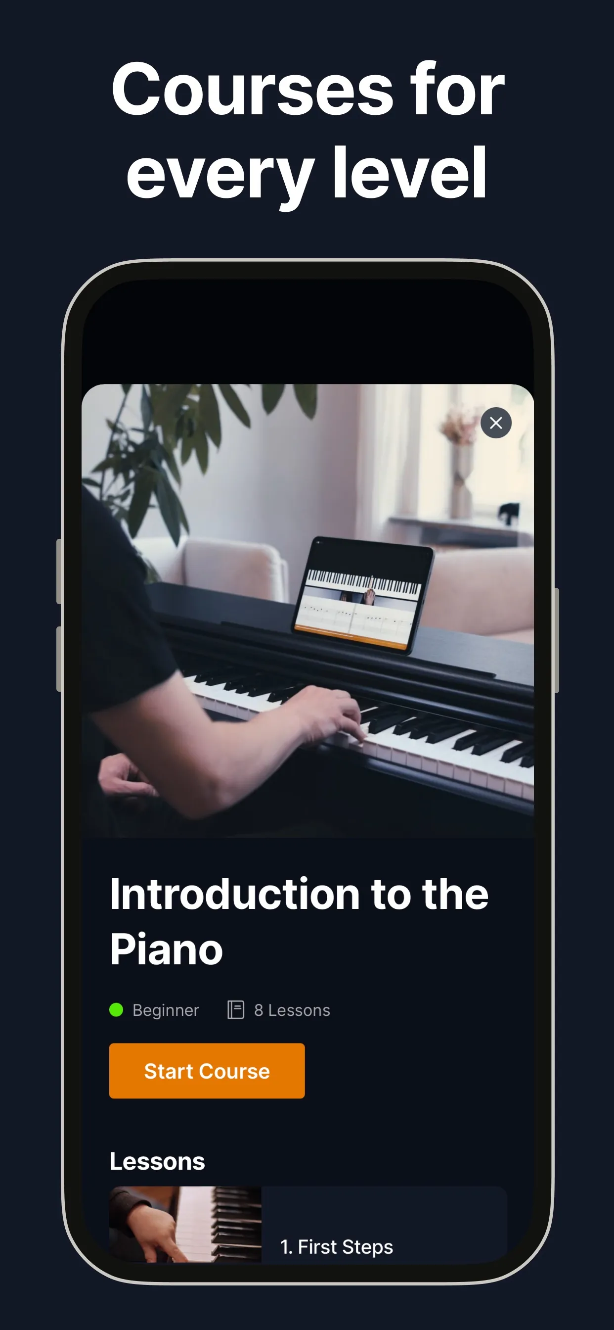 flowkey – Learn to Play Piano iphone screenshot 2