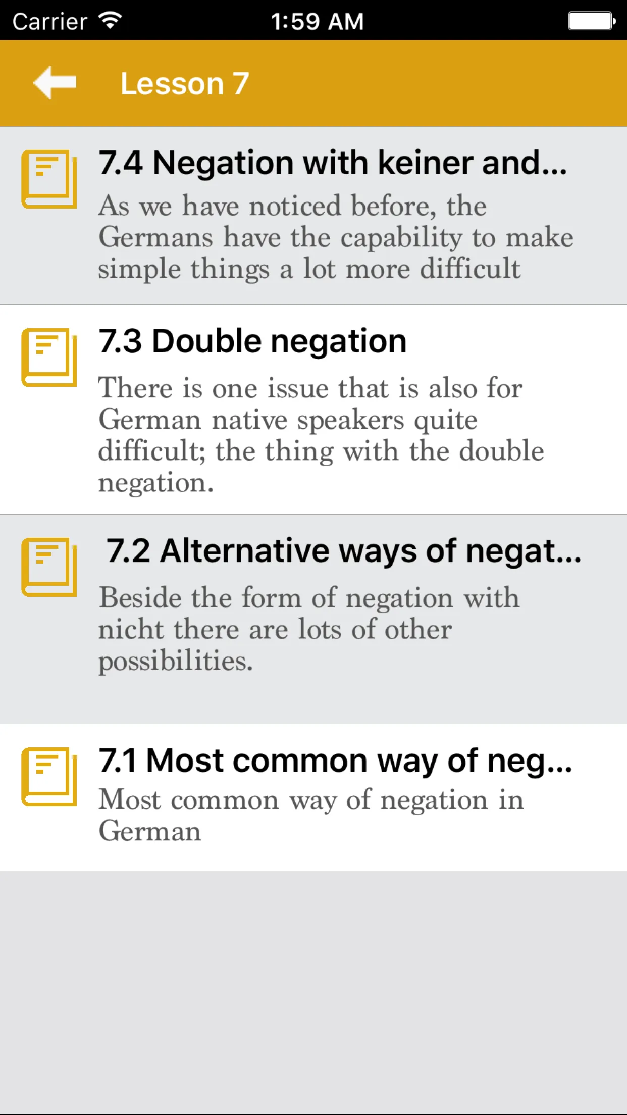 German Grammar - Improve your skill iphone screenshot 4