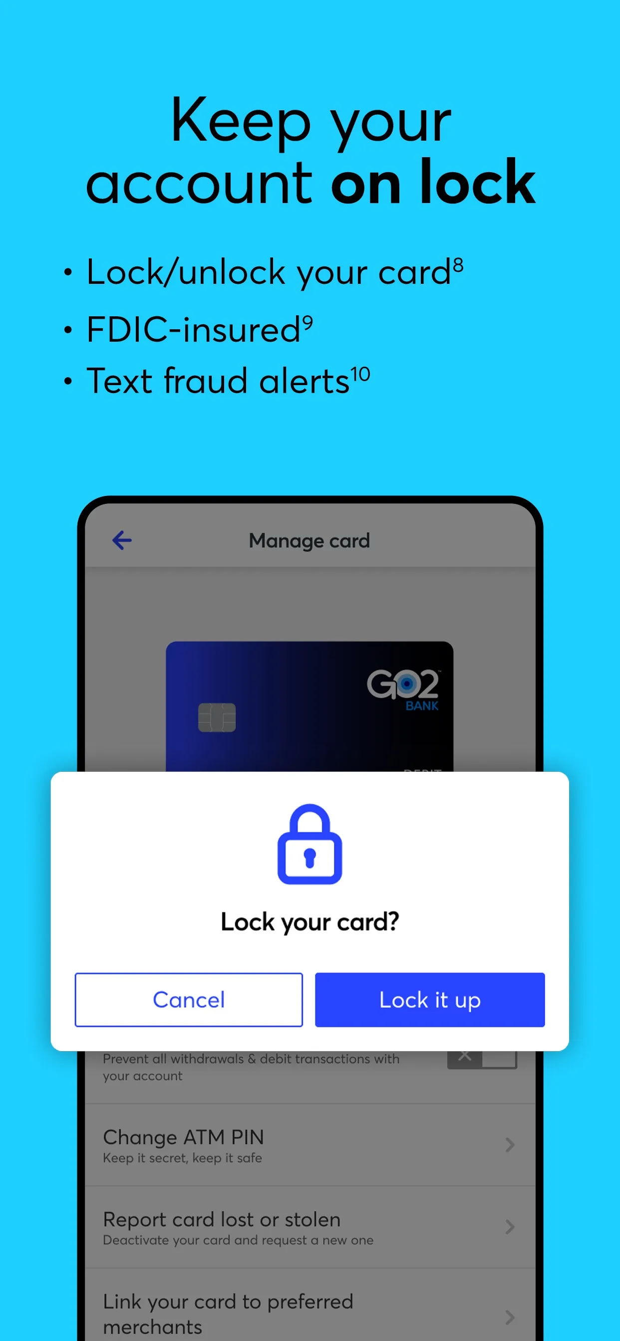 GO2bank: Mobile banking iphone screenshot 8