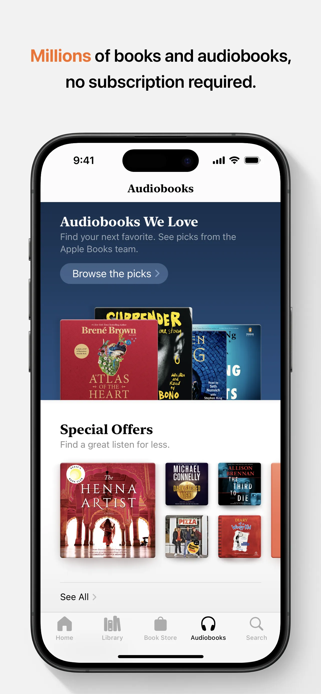 Apple Books iphone screenshot 1